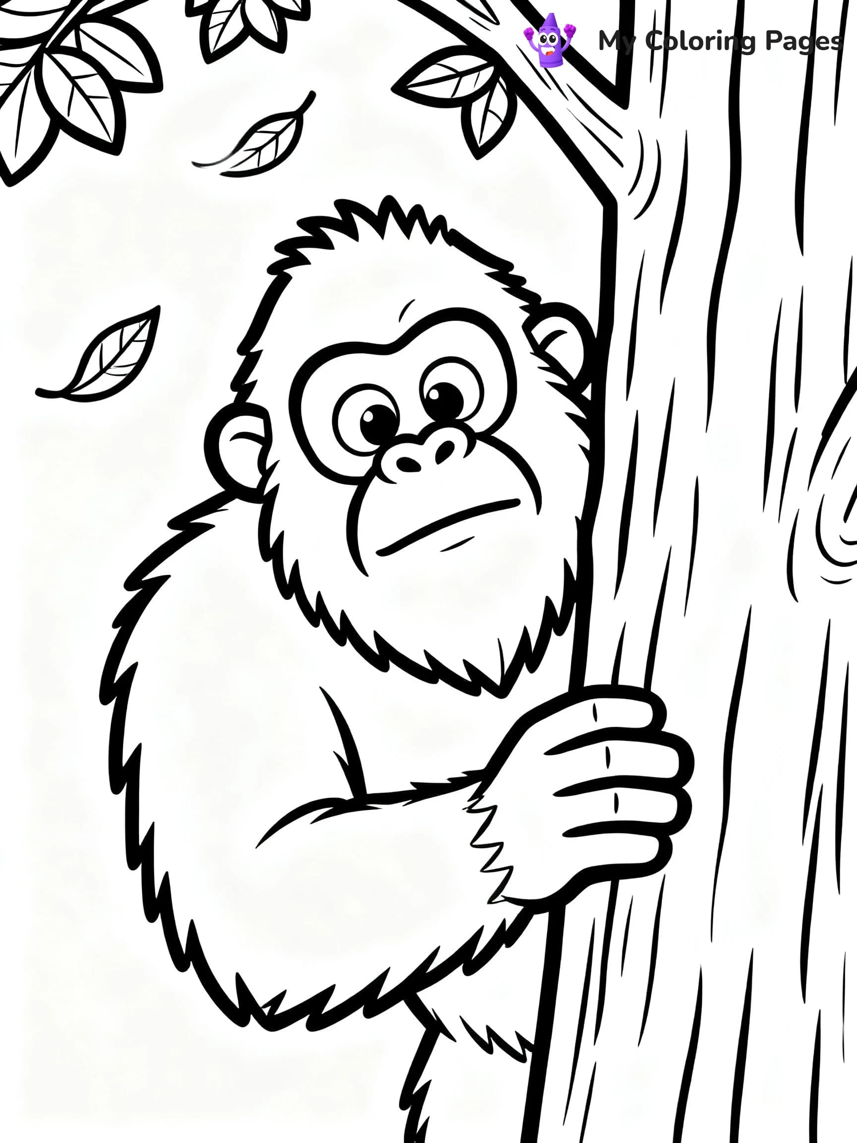 Bigfoot Coloring Pages - 21