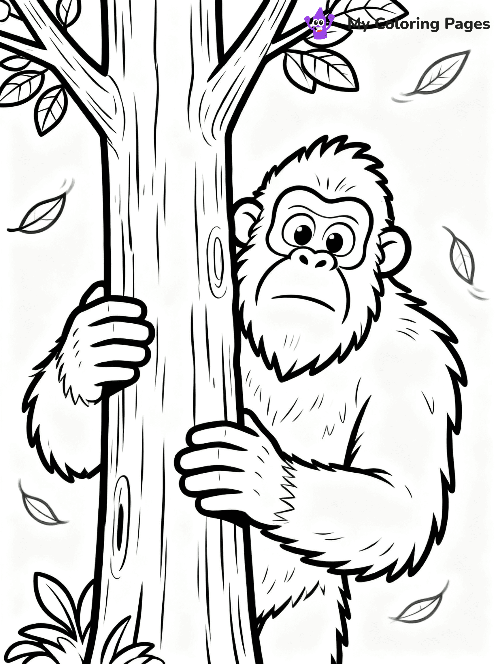 Bigfoot Coloring Pages - 20