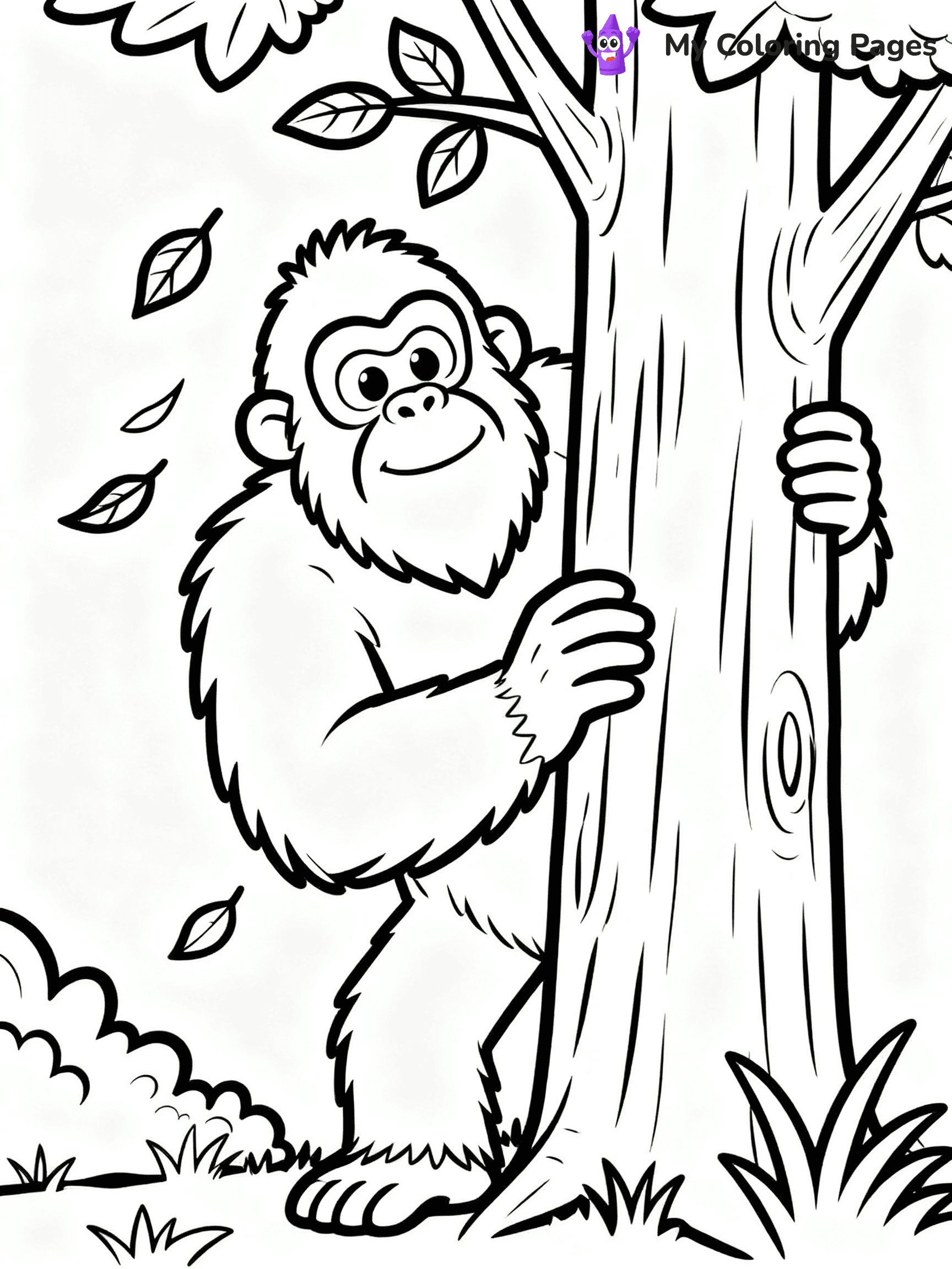 Bigfoot Coloring Pages - 19