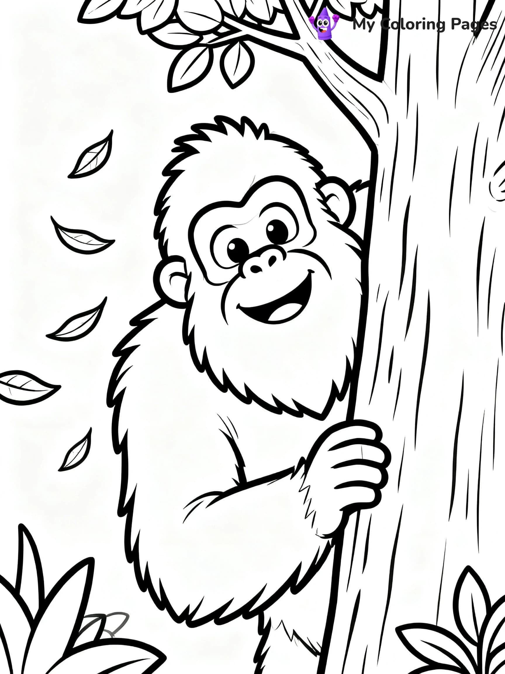 Bigfoot Coloring Pages - 18