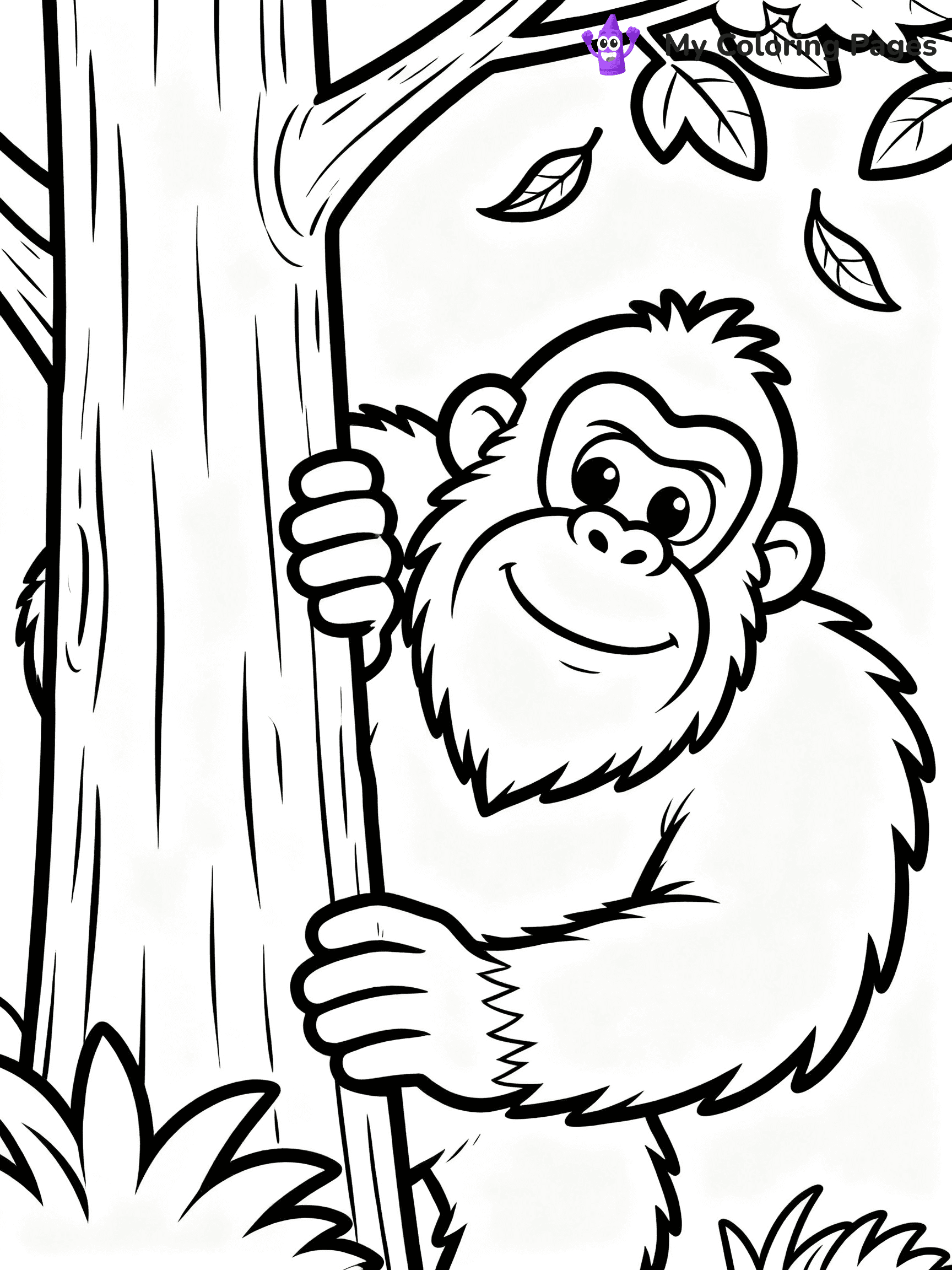 Bigfoot Coloring Pages - 17