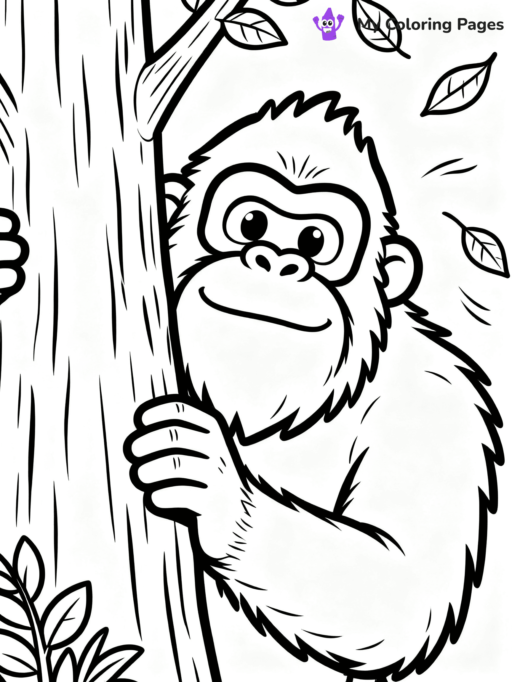 Bigfoot Coloring Pages - 16