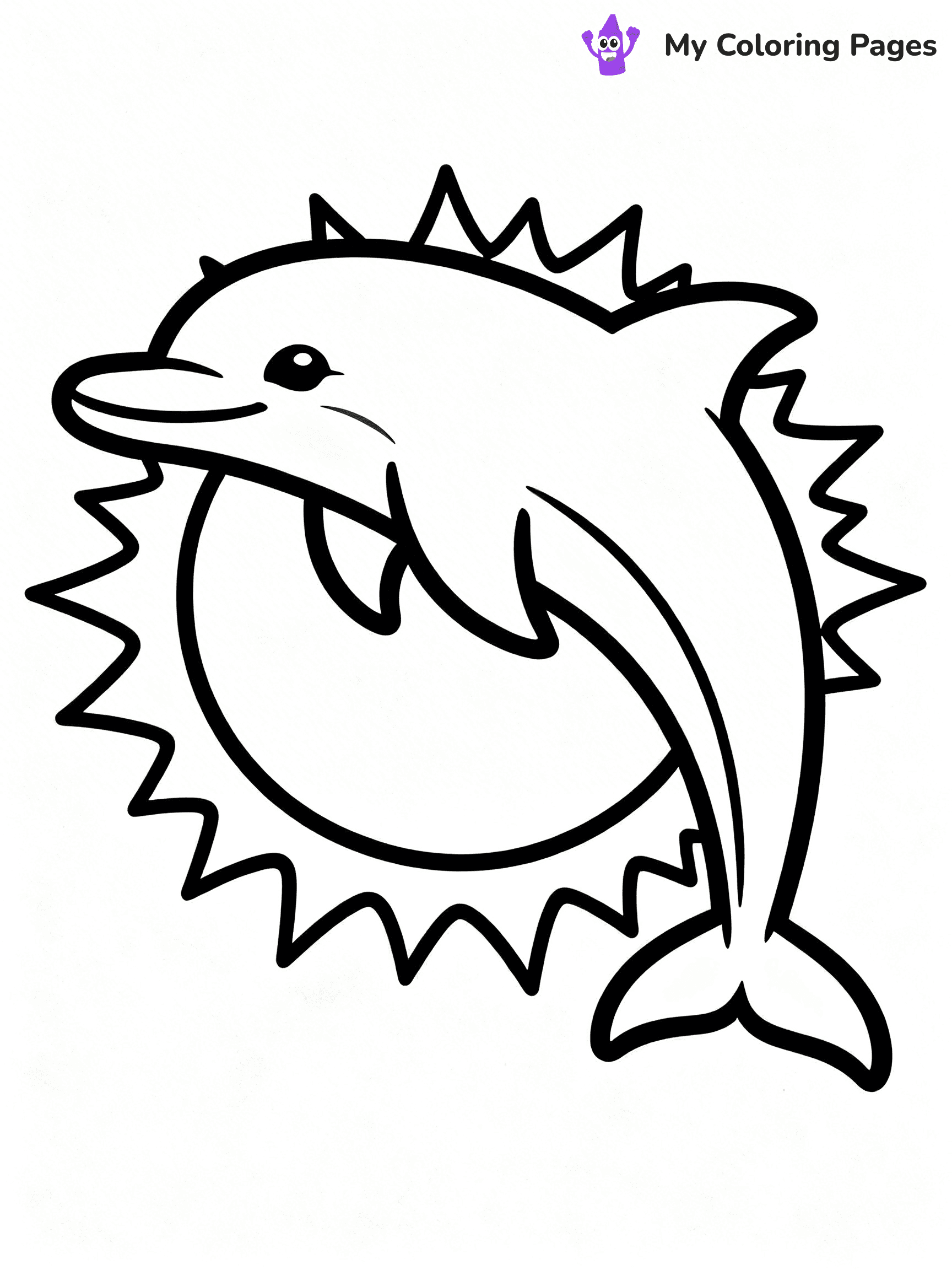 Miami Dolphins Logo Coloring Pages - 34