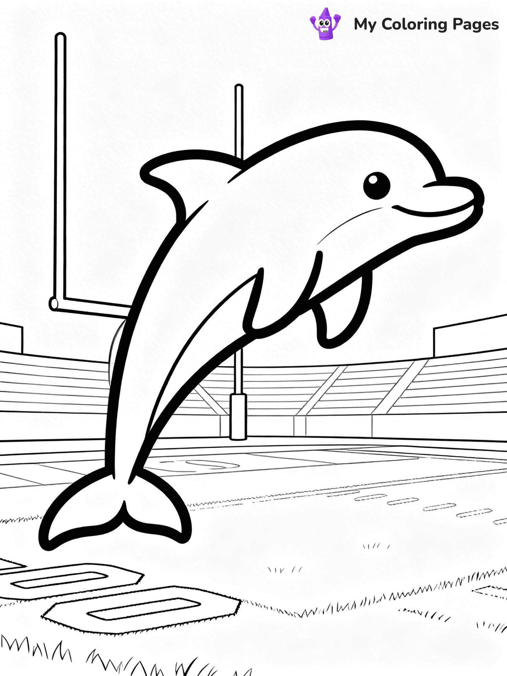 Miami Dolphins Logo Coloring Pages - 9