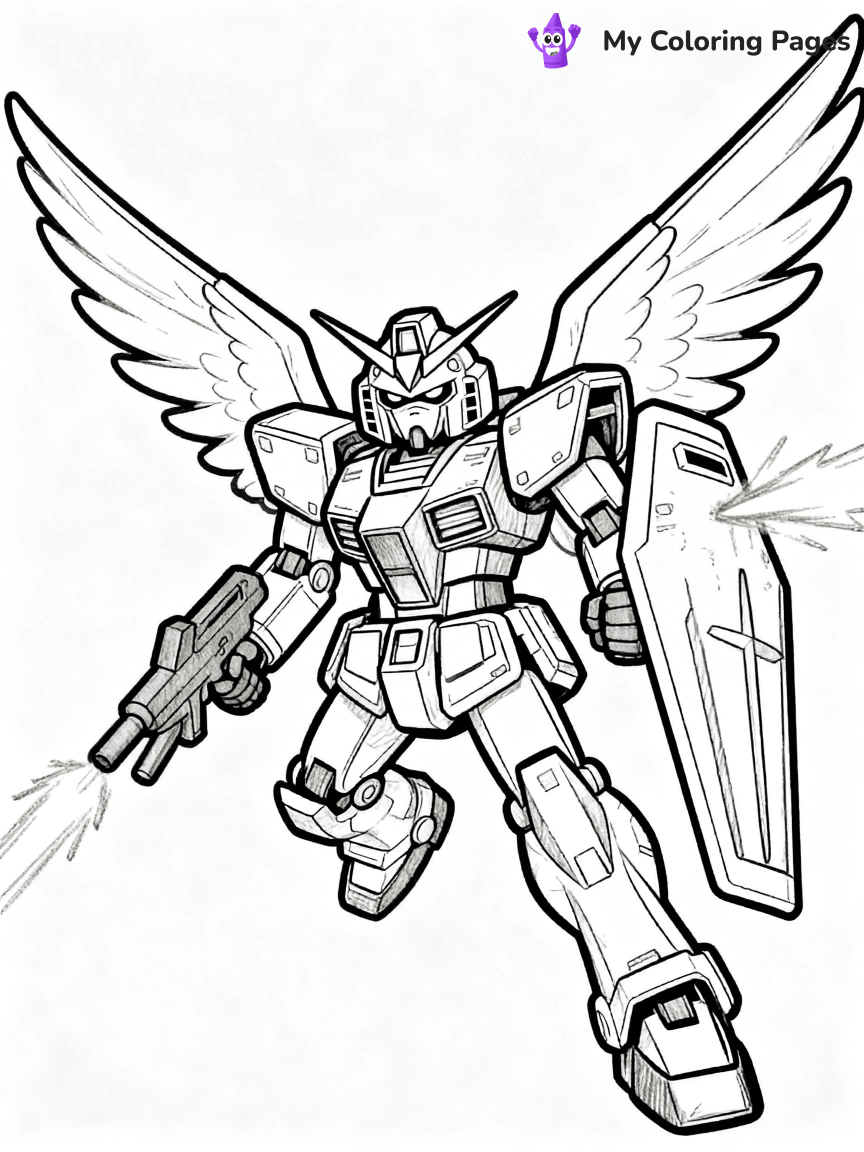 Gundam Coloring Pages - 25