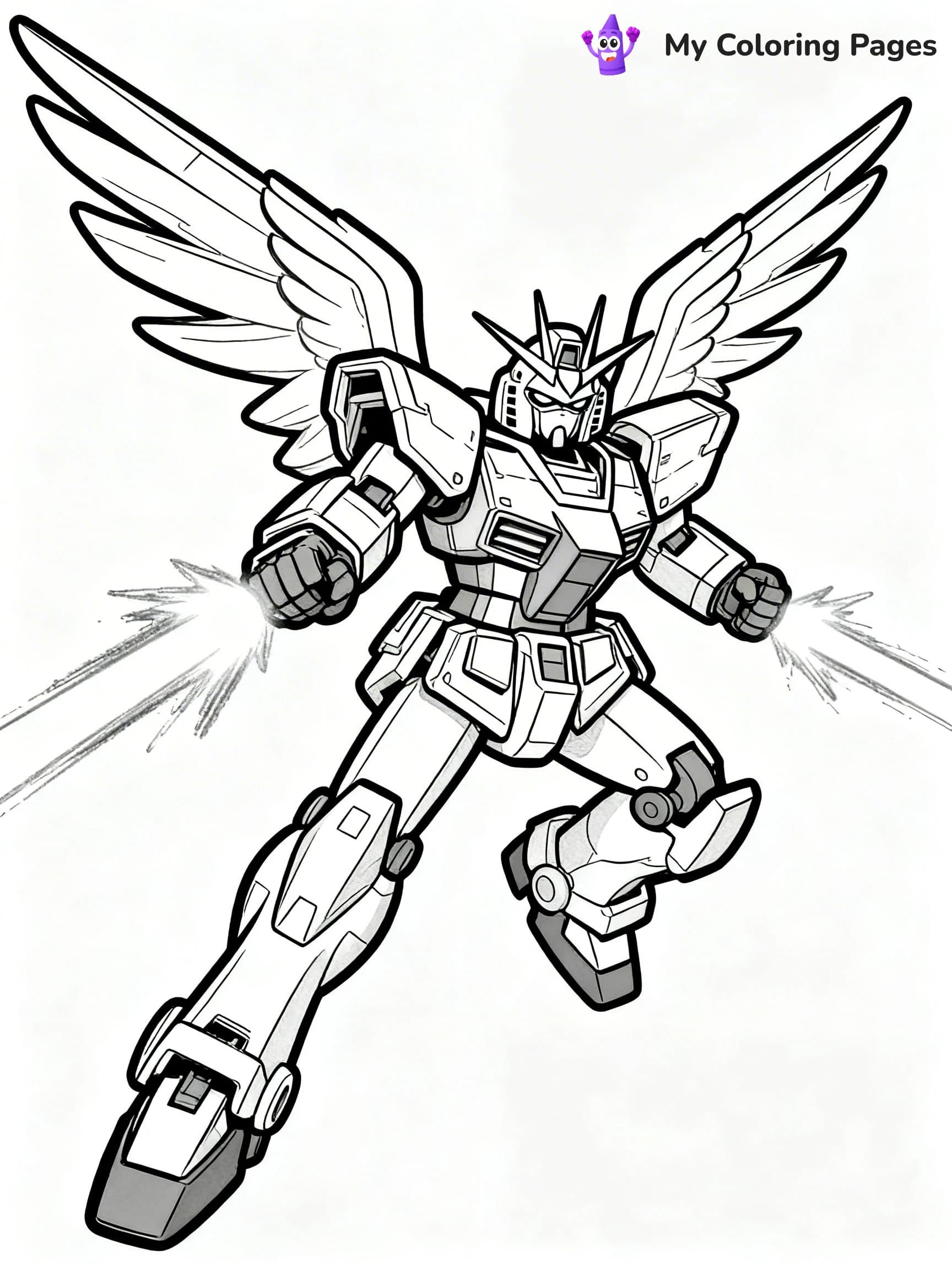Gundam Coloring Pages - 23