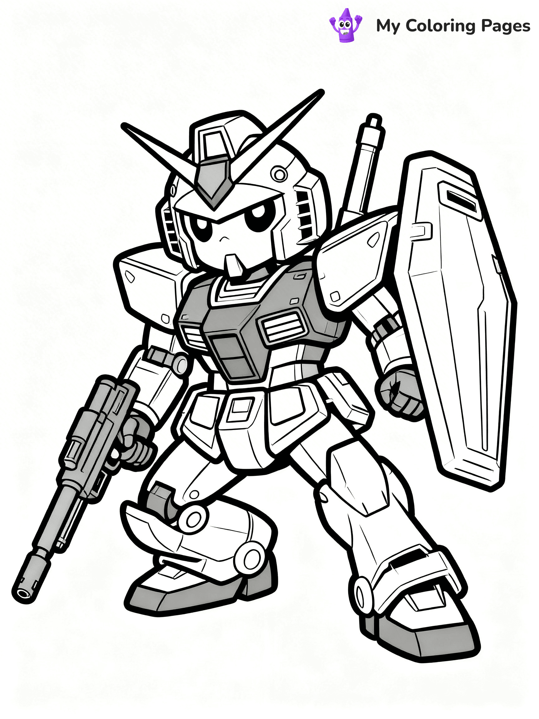 Gundam Coloring Pages - 19