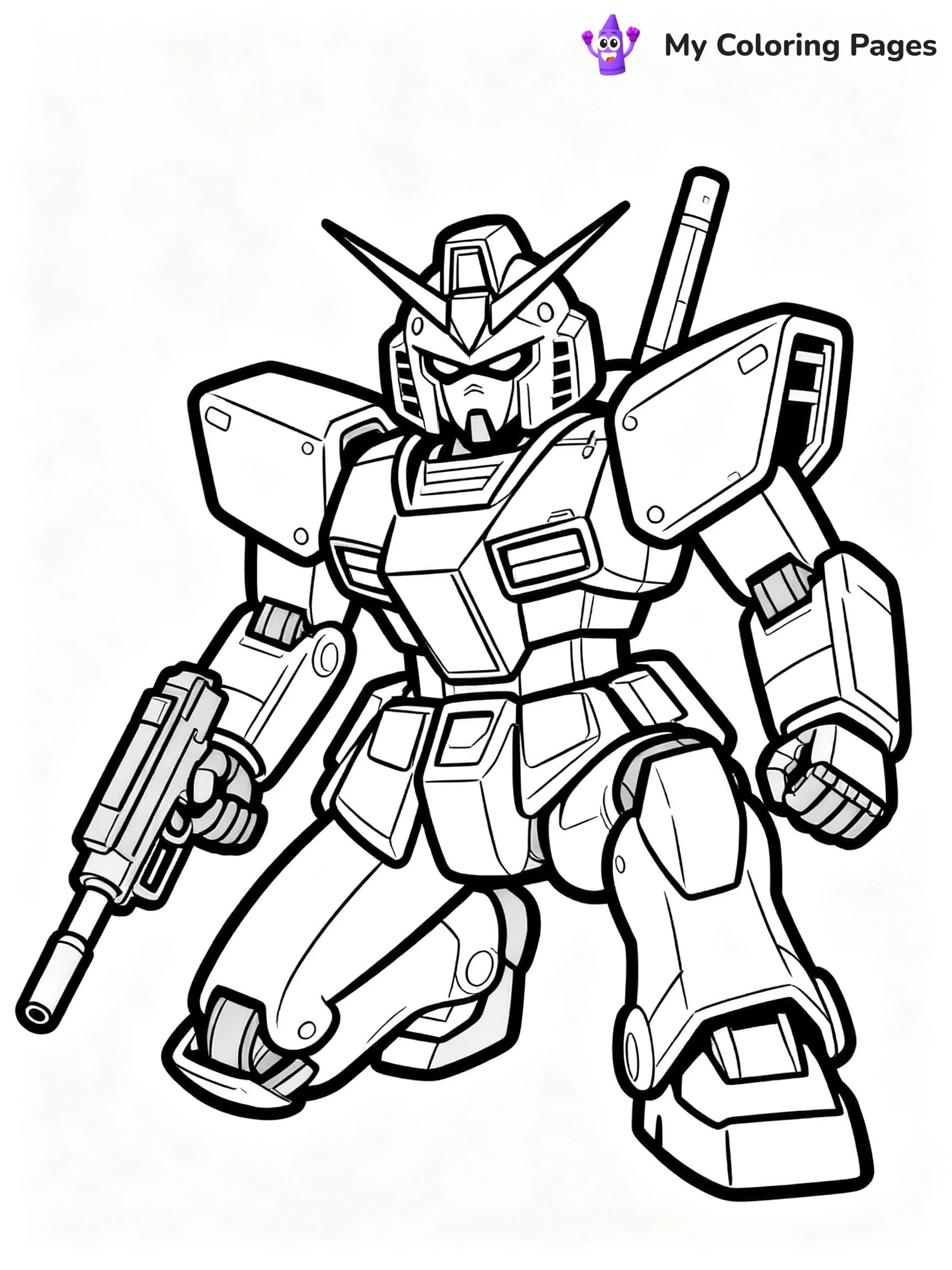 Gundam Coloring Pages - 17