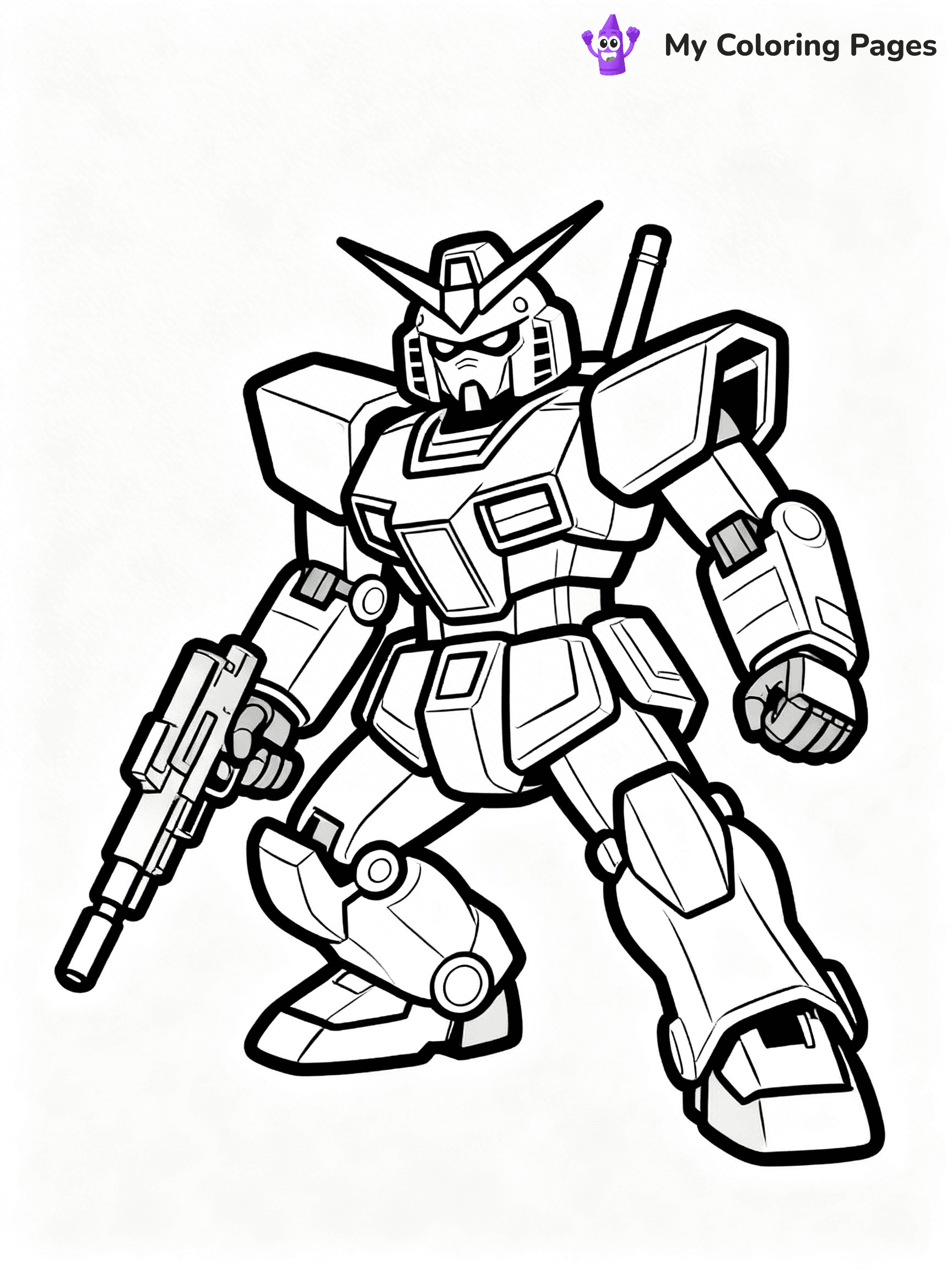 Gundam Coloring Pages - 16