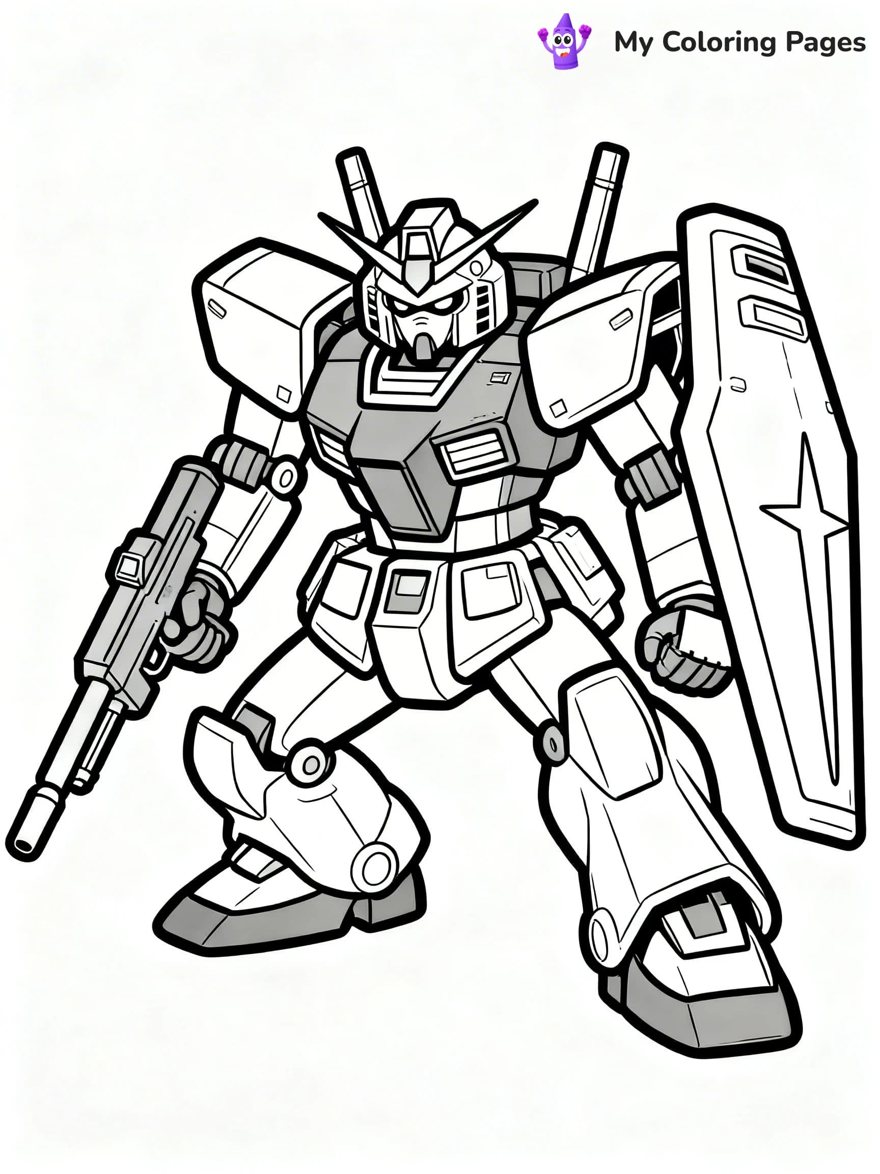 Gundam Coloring Pages - 15