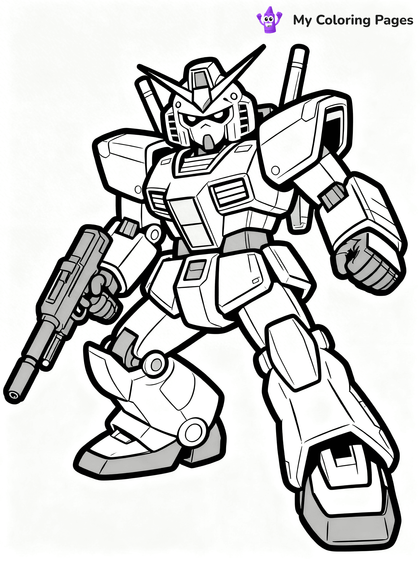 Gundam Coloring Pages - 14
