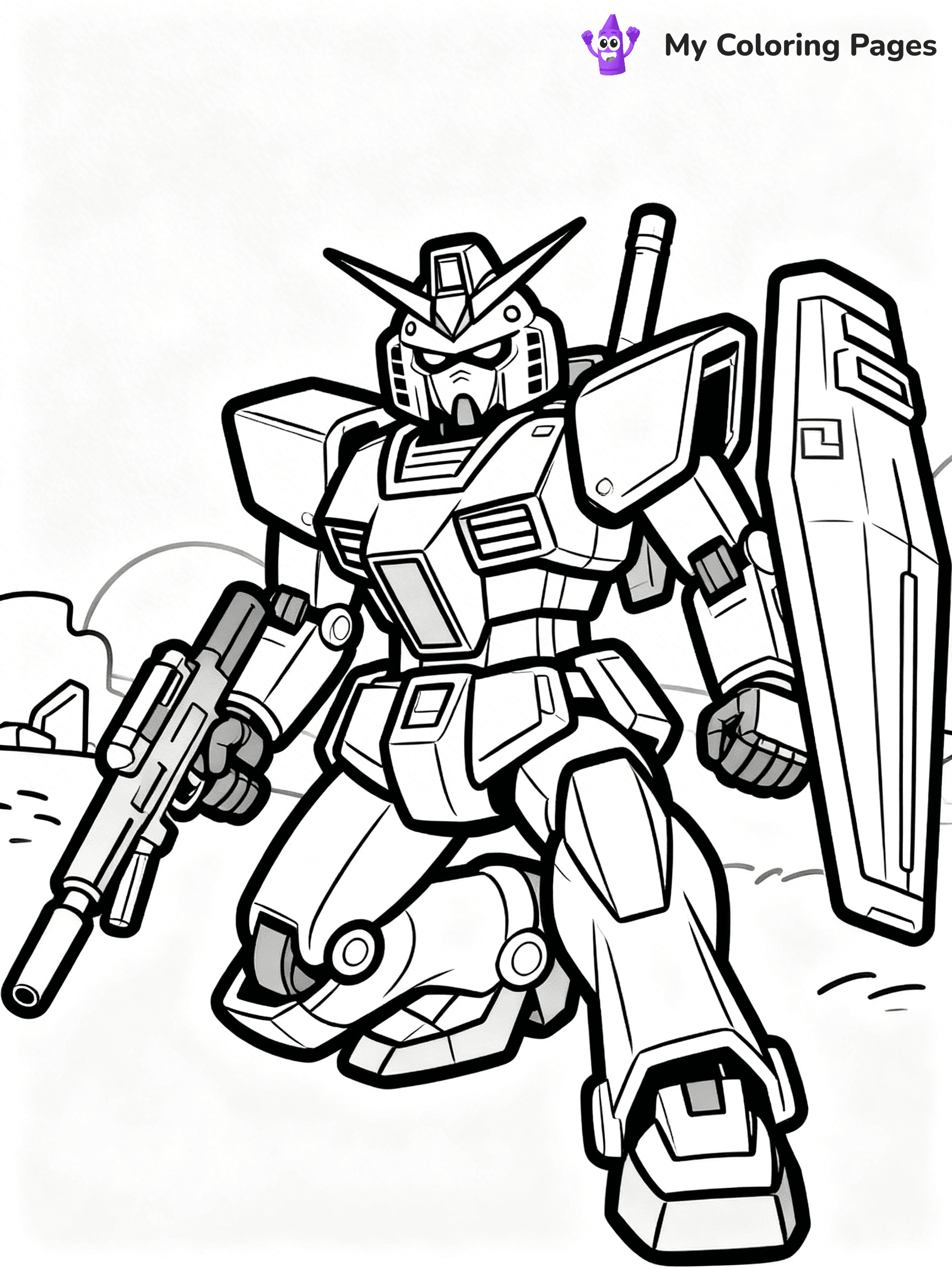 Gundam Coloring Pages - 13