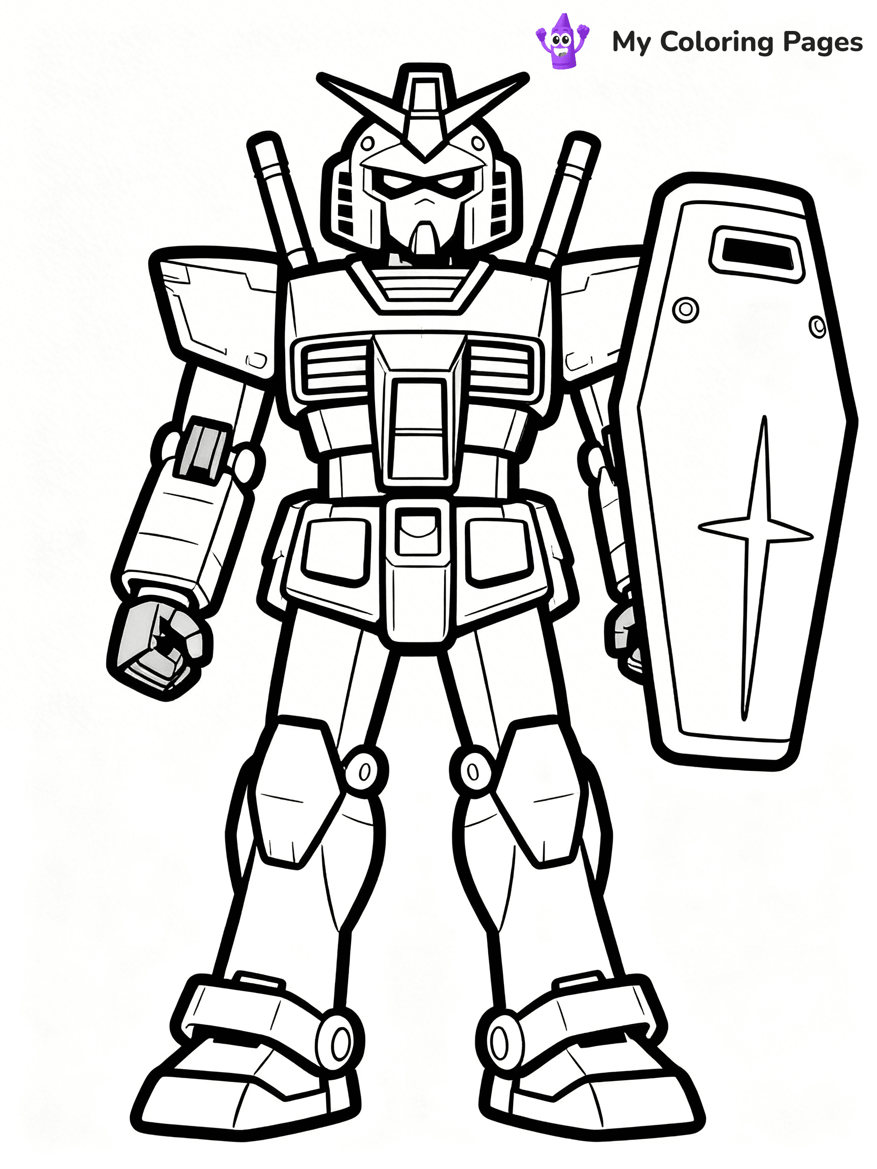 Gundam Coloring Pages - 12