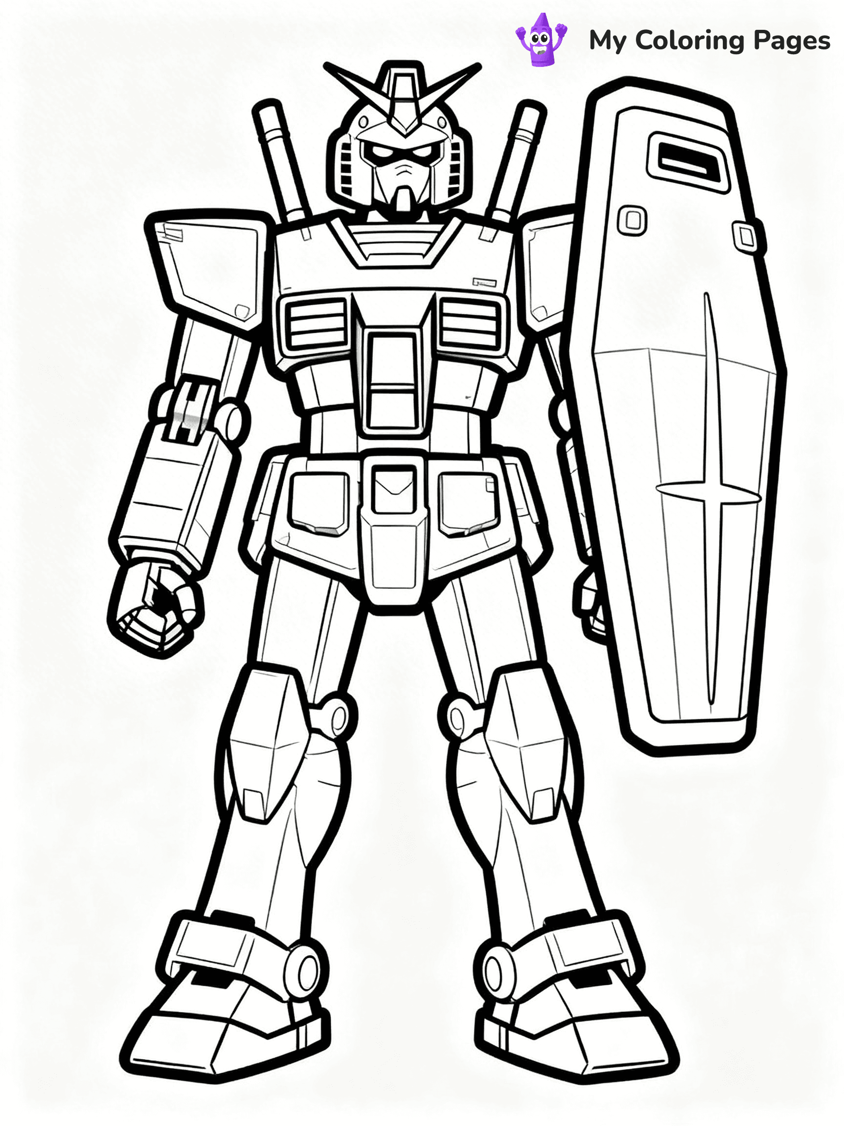 Gundam Coloring Pages - 11