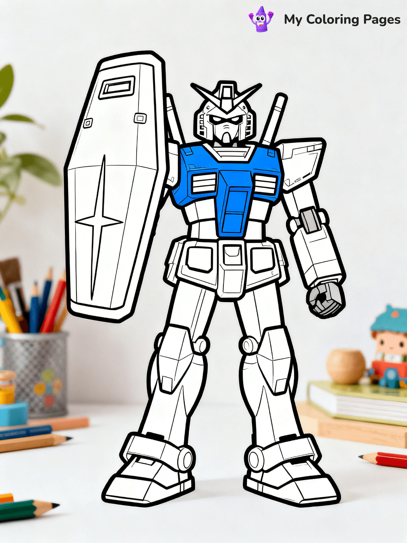 Gundam Coloring Pages - 10