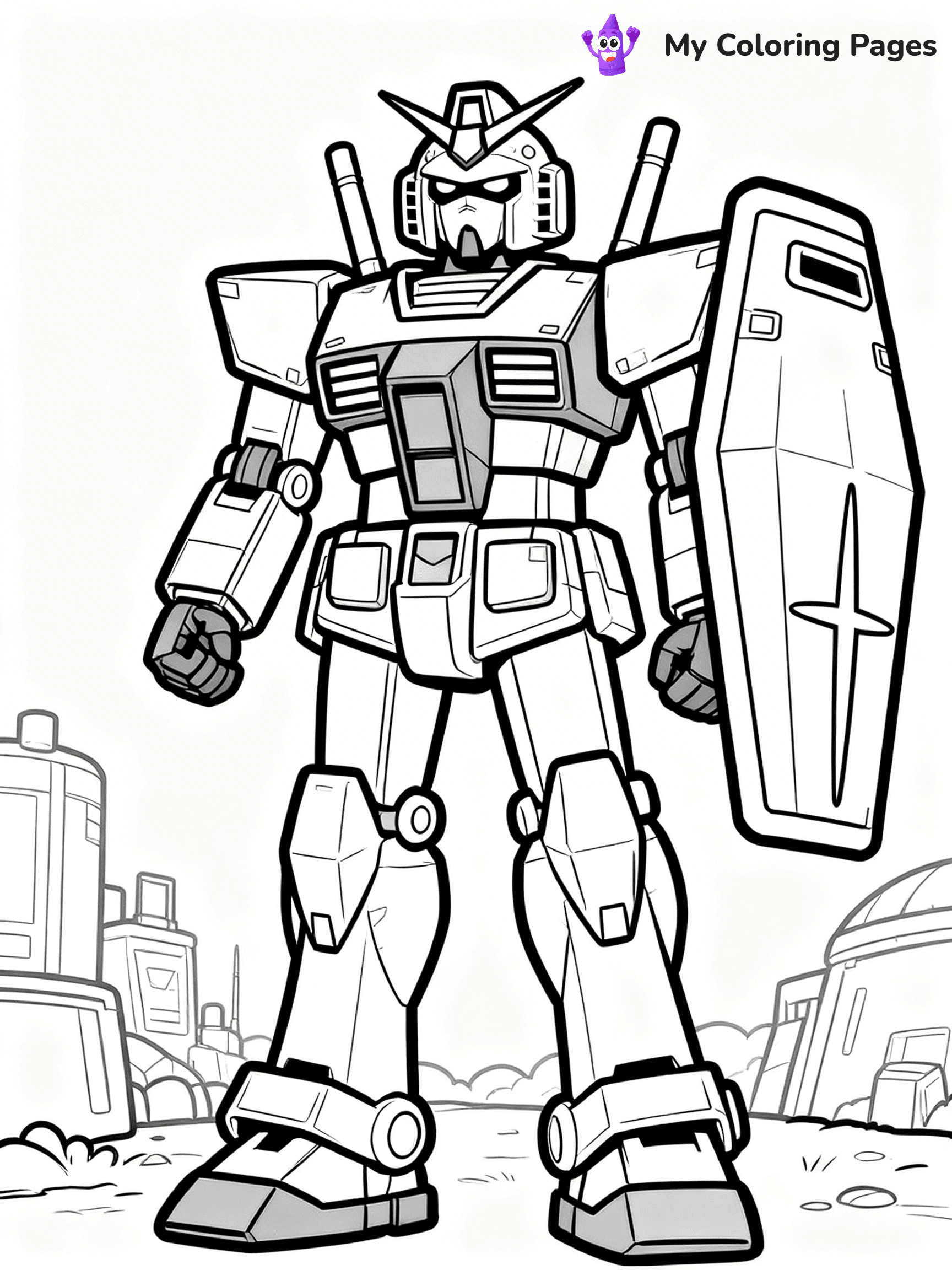 Gundam Coloring Pages - 9