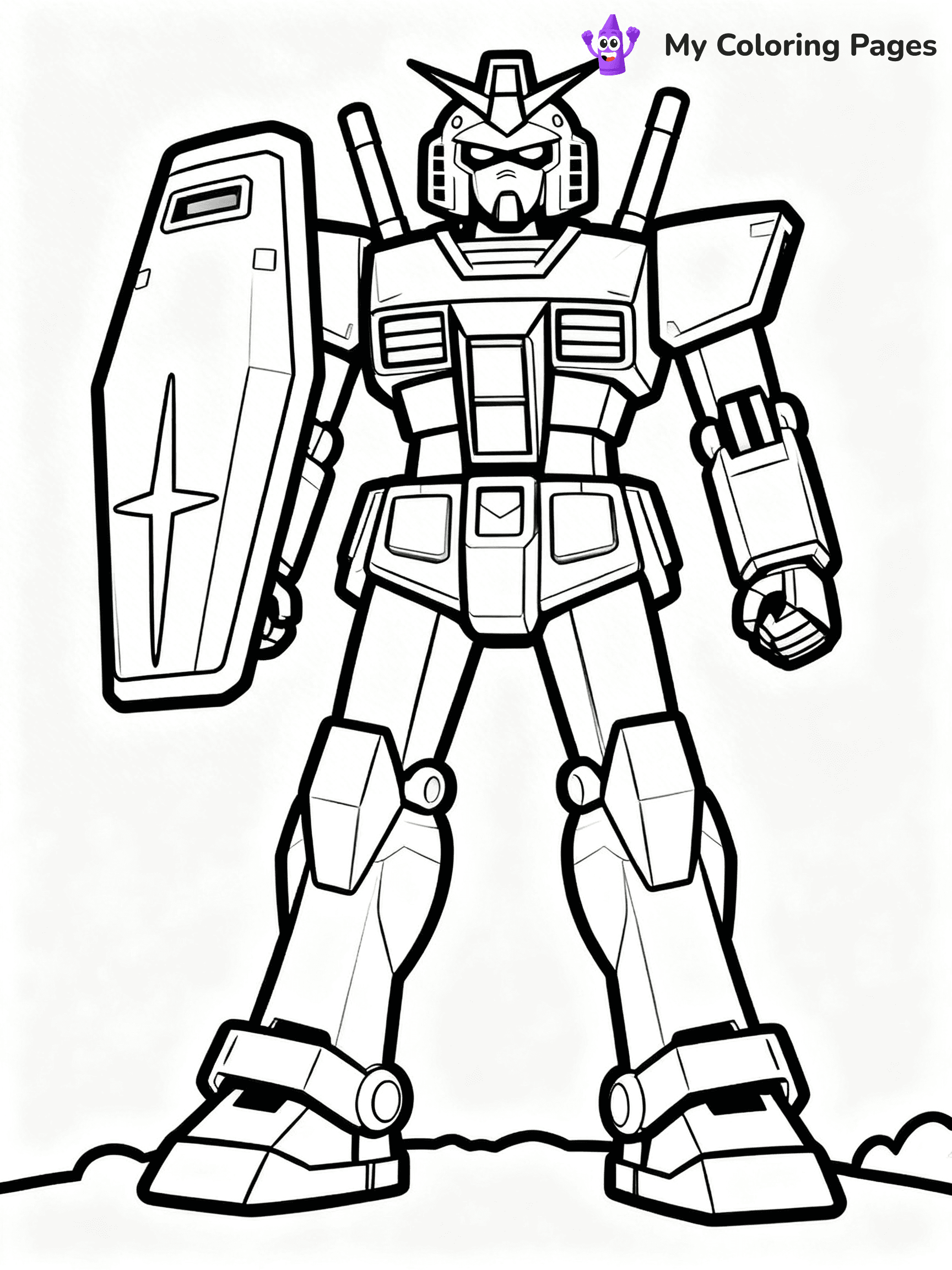 Gundam Coloring Pages - 8