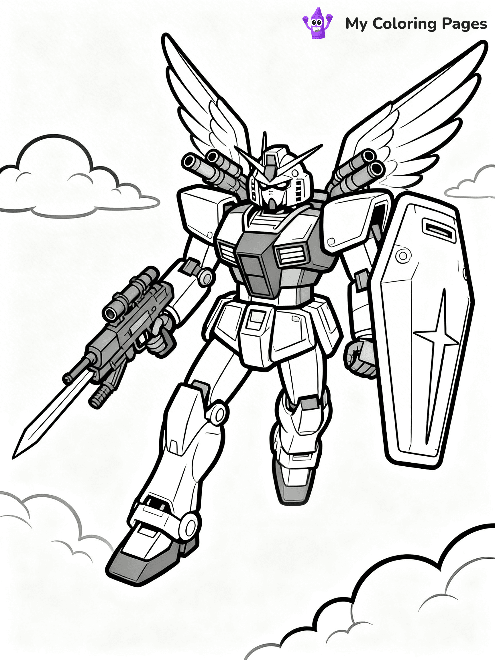 Gundam Coloring Pages - 6
