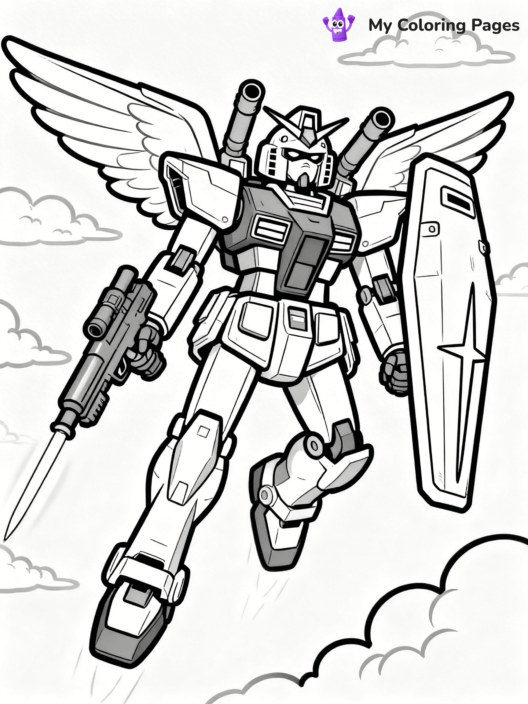 Gundam Coloring Pages - 4