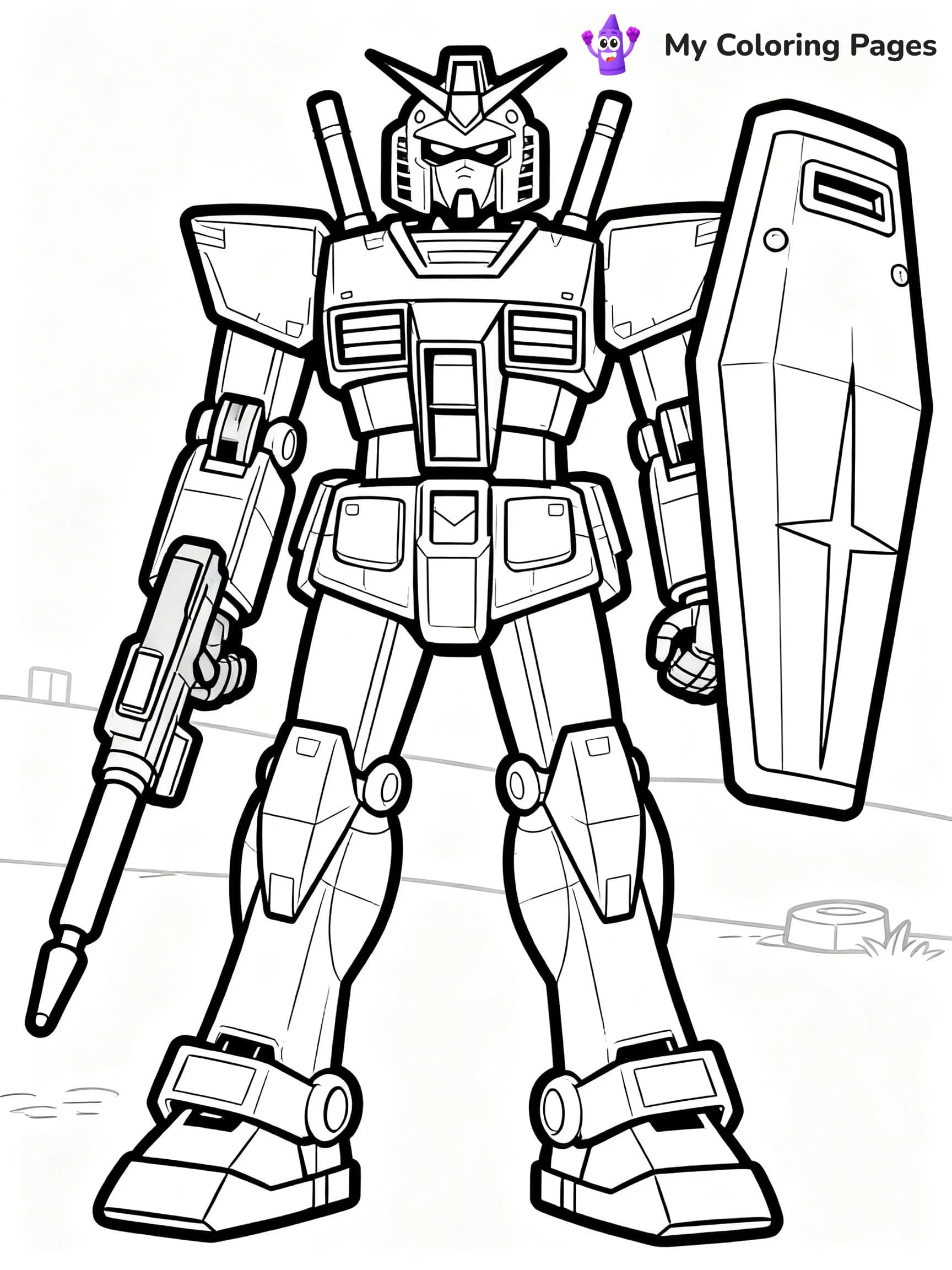 Gundam Coloring Pages - 1