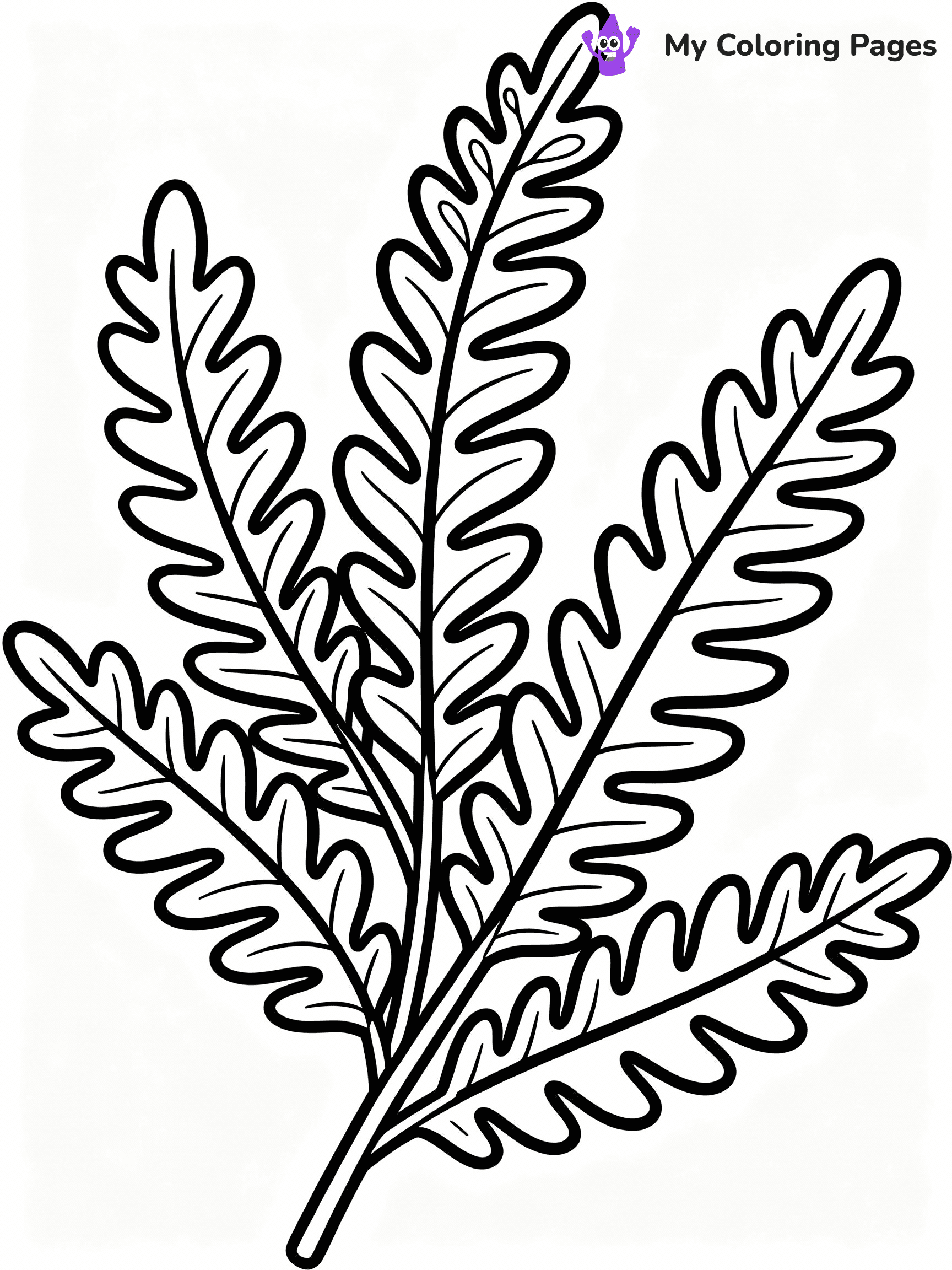 Leaves Coloring Pages - 40