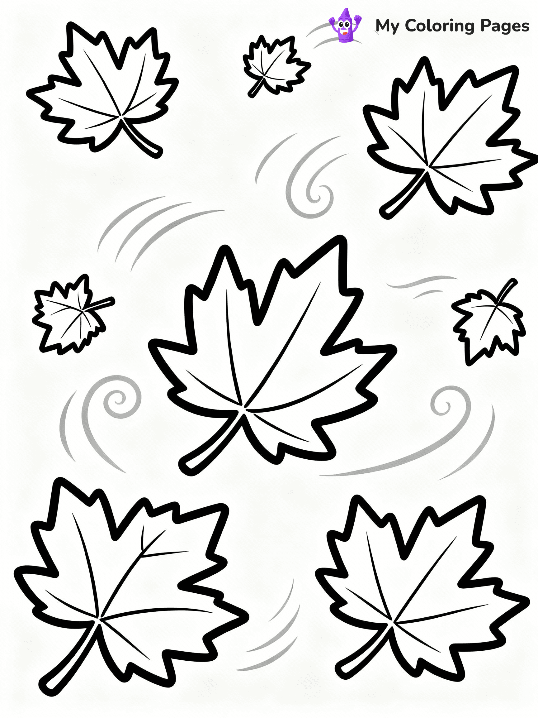 Leaves Coloring Pages - 25