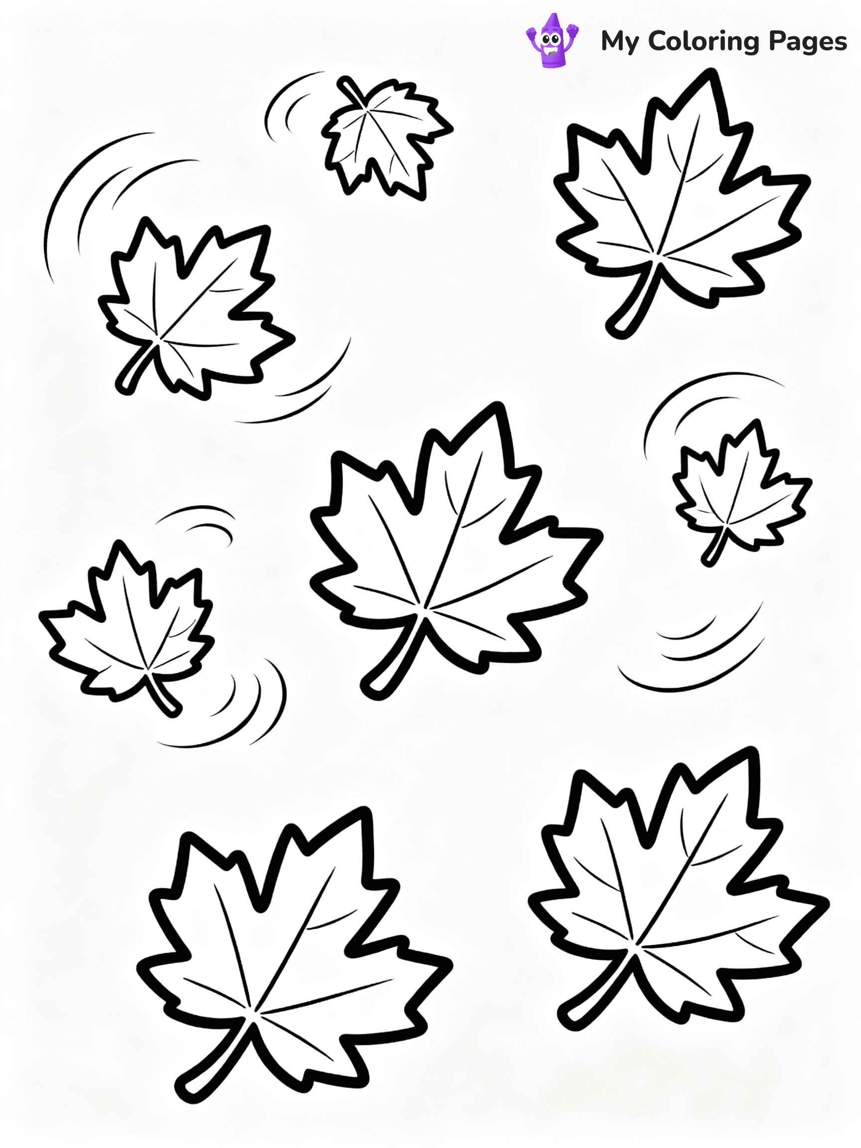 Leaves Coloring Pages - 22