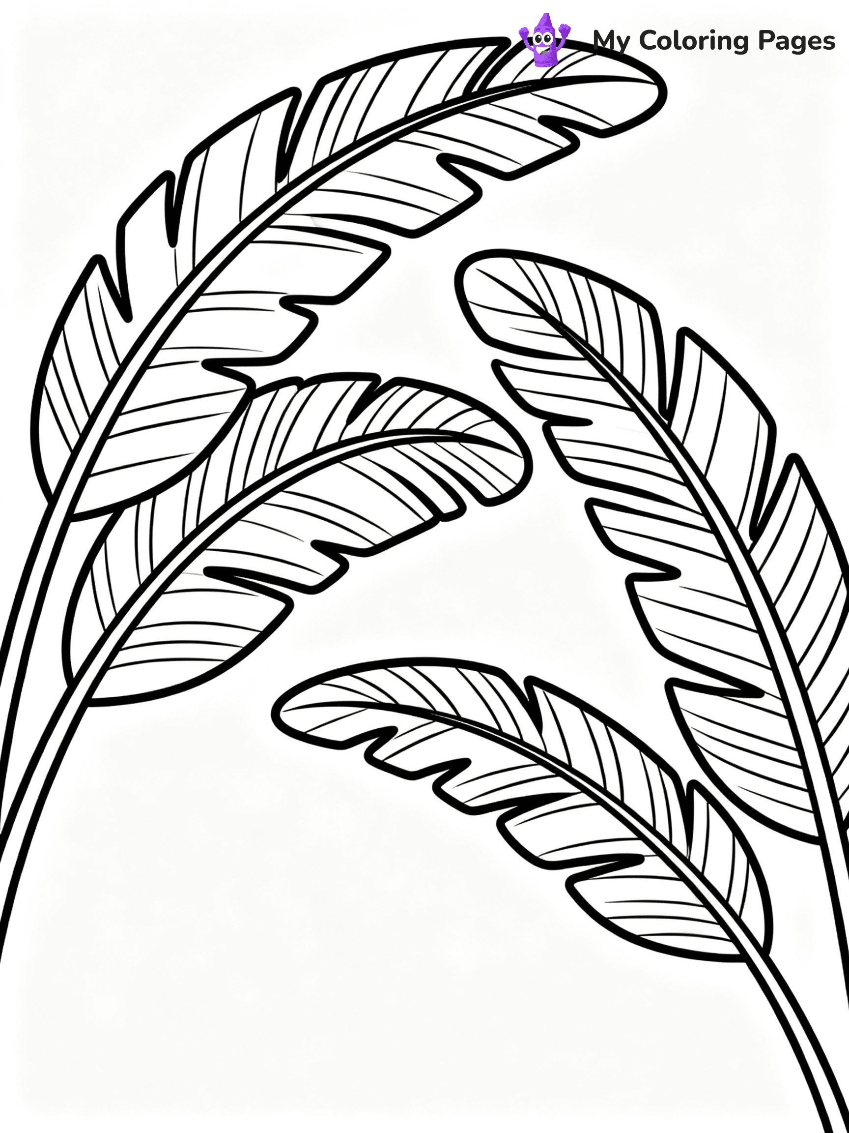 Leaves Coloring Pages - 9
