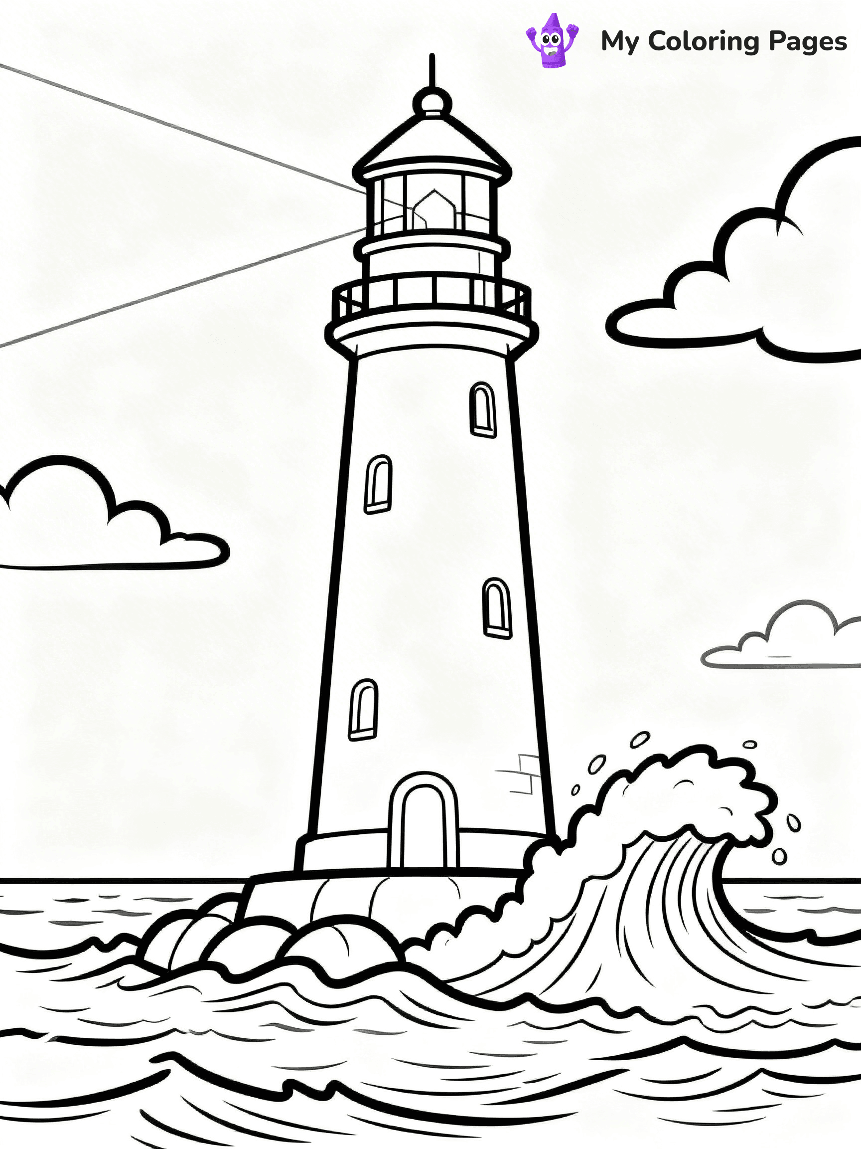 Easy Landscape Coloring Pages - 47