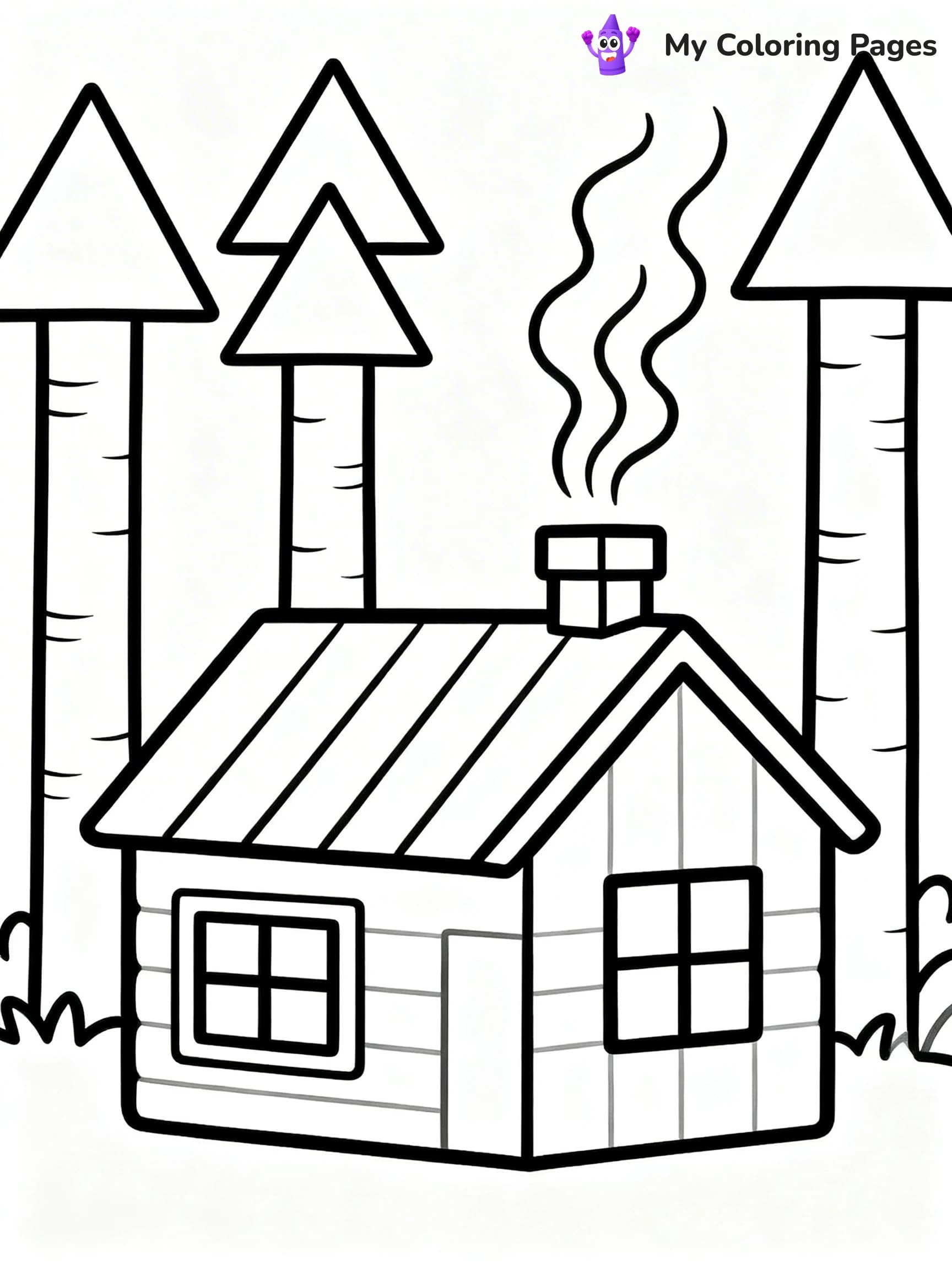 Easy Landscape Coloring Pages - 17