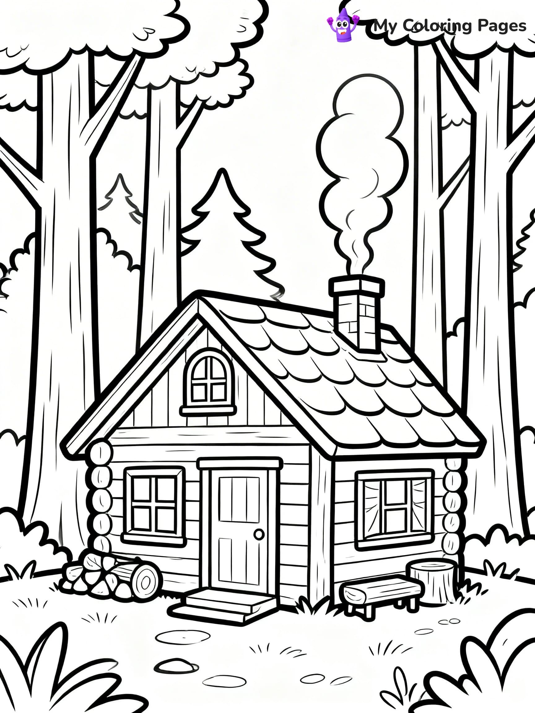 Easy Landscape Coloring Pages - 15