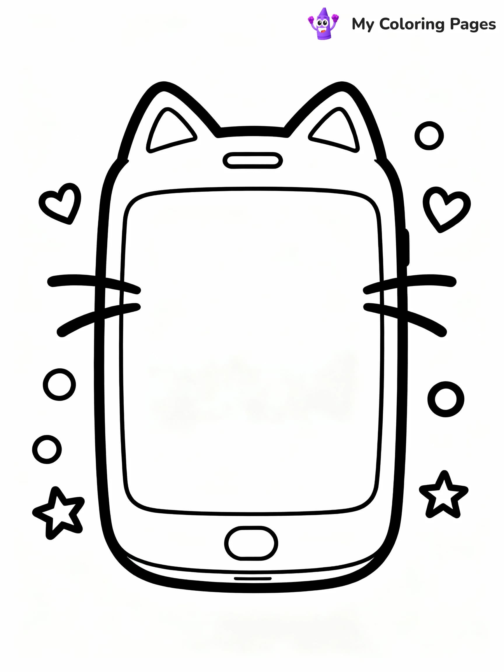 Phone Coloring Pages - 16