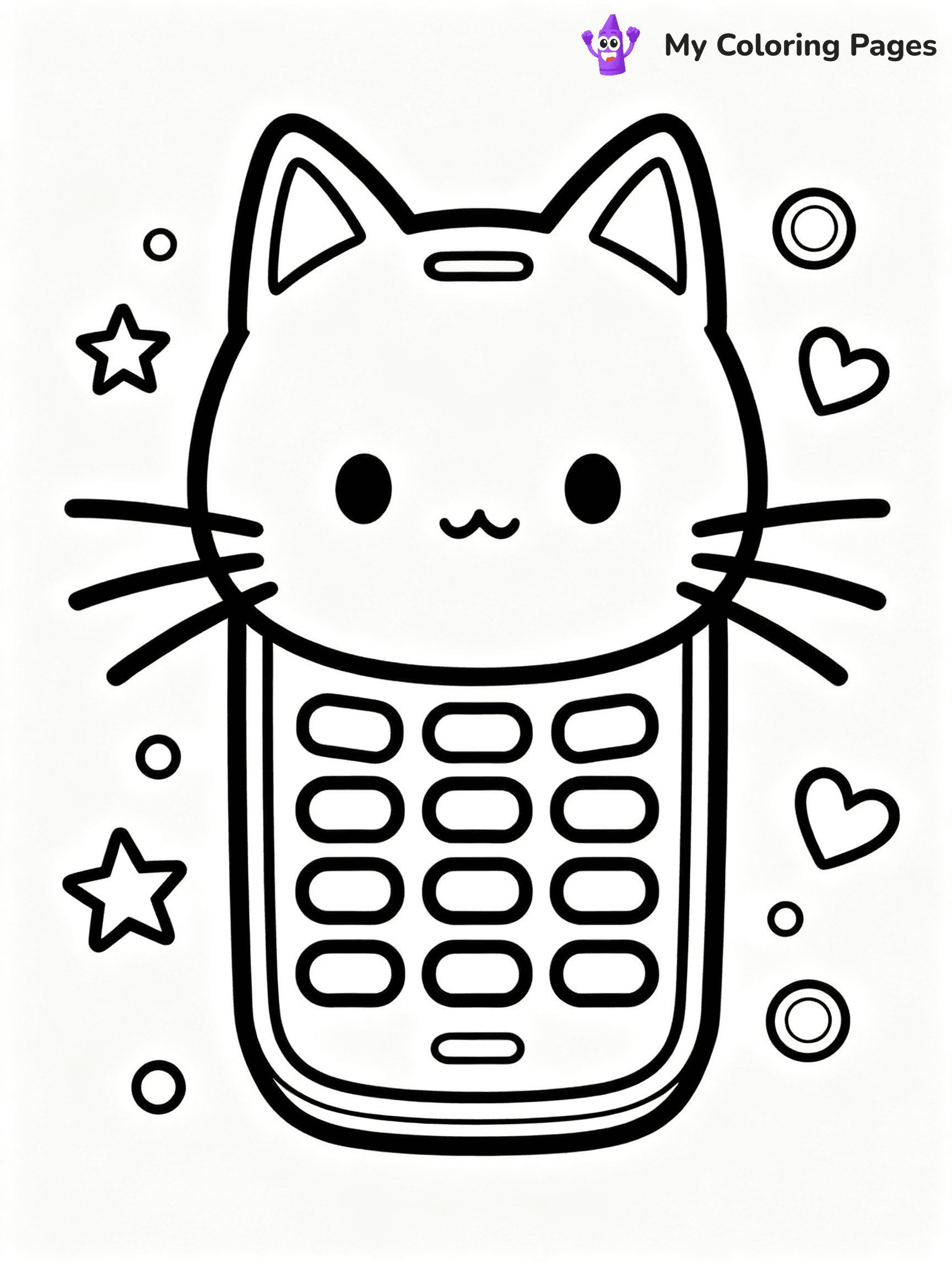 Phone Coloring Pages - 15