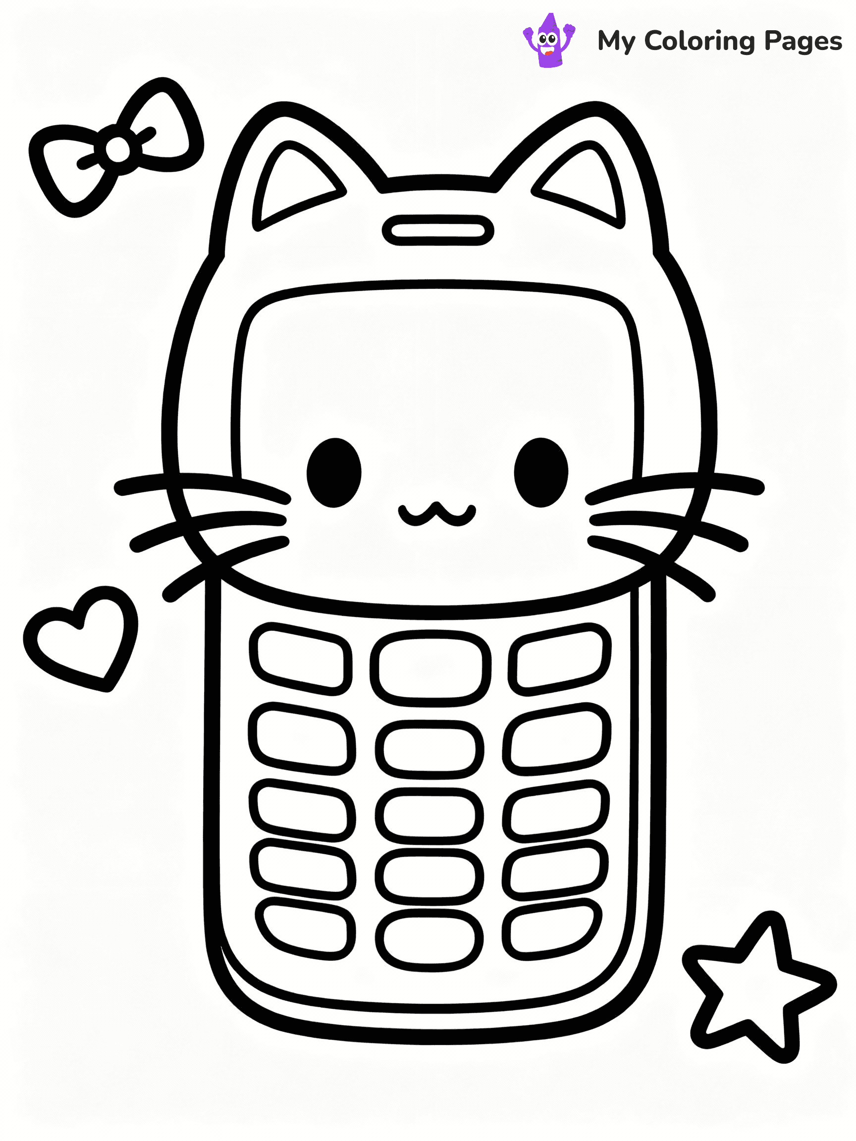 Phone Coloring Pages - 14