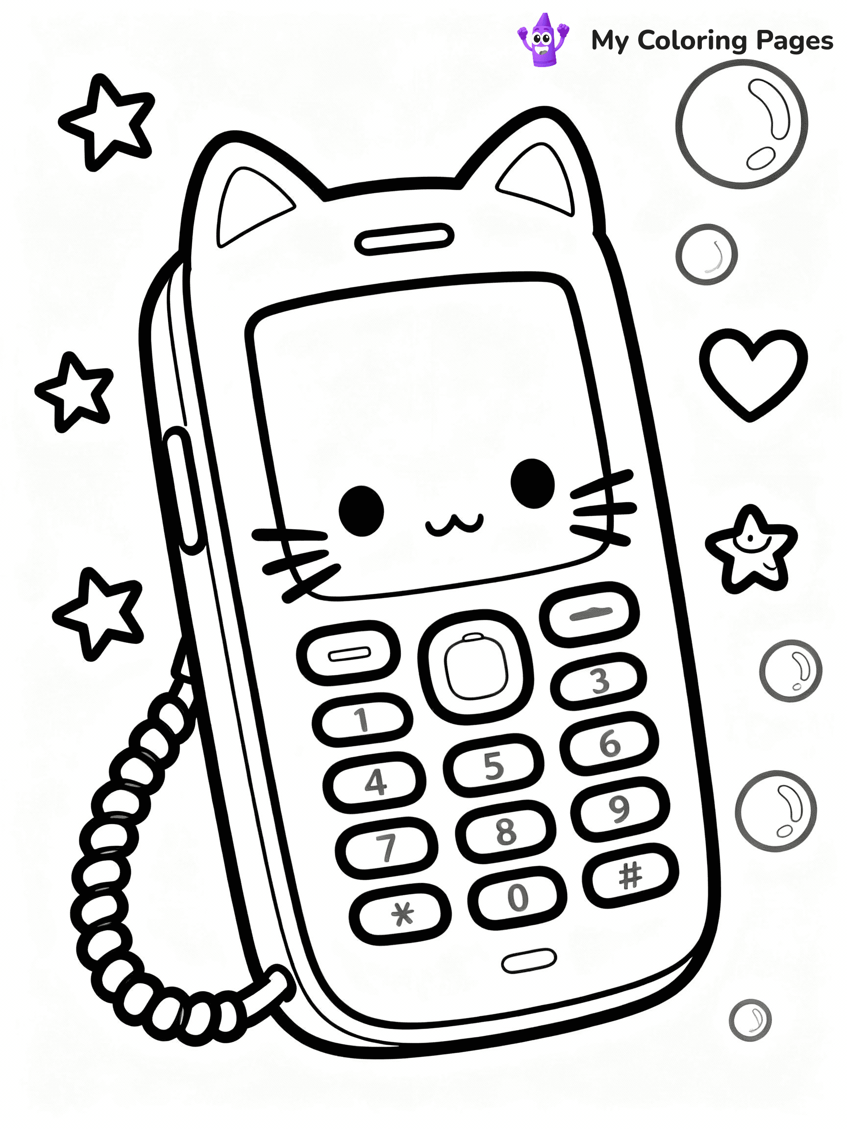Phone Coloring Pages - 13