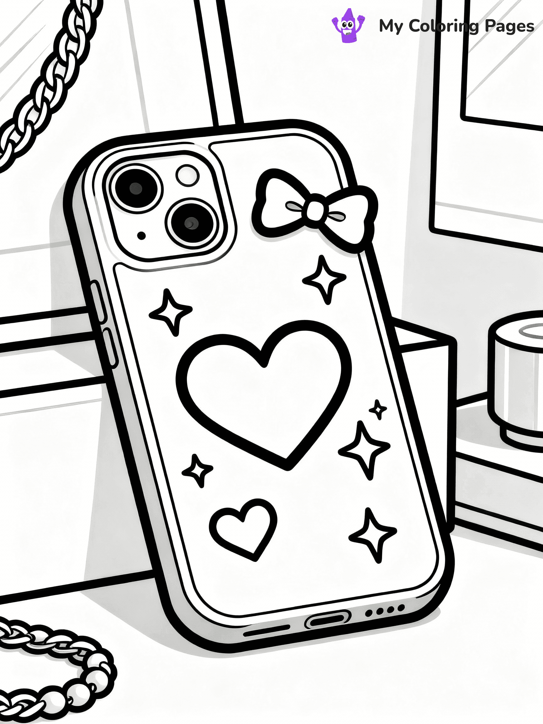 Phone Coloring Pages - 11