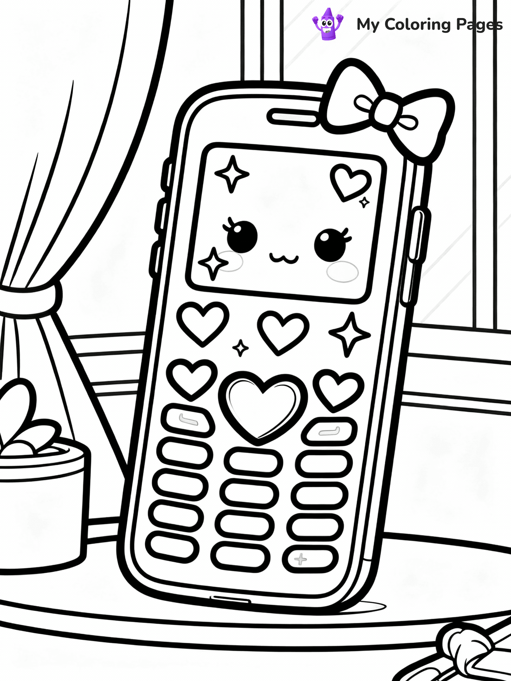 Phone Coloring Pages - 10