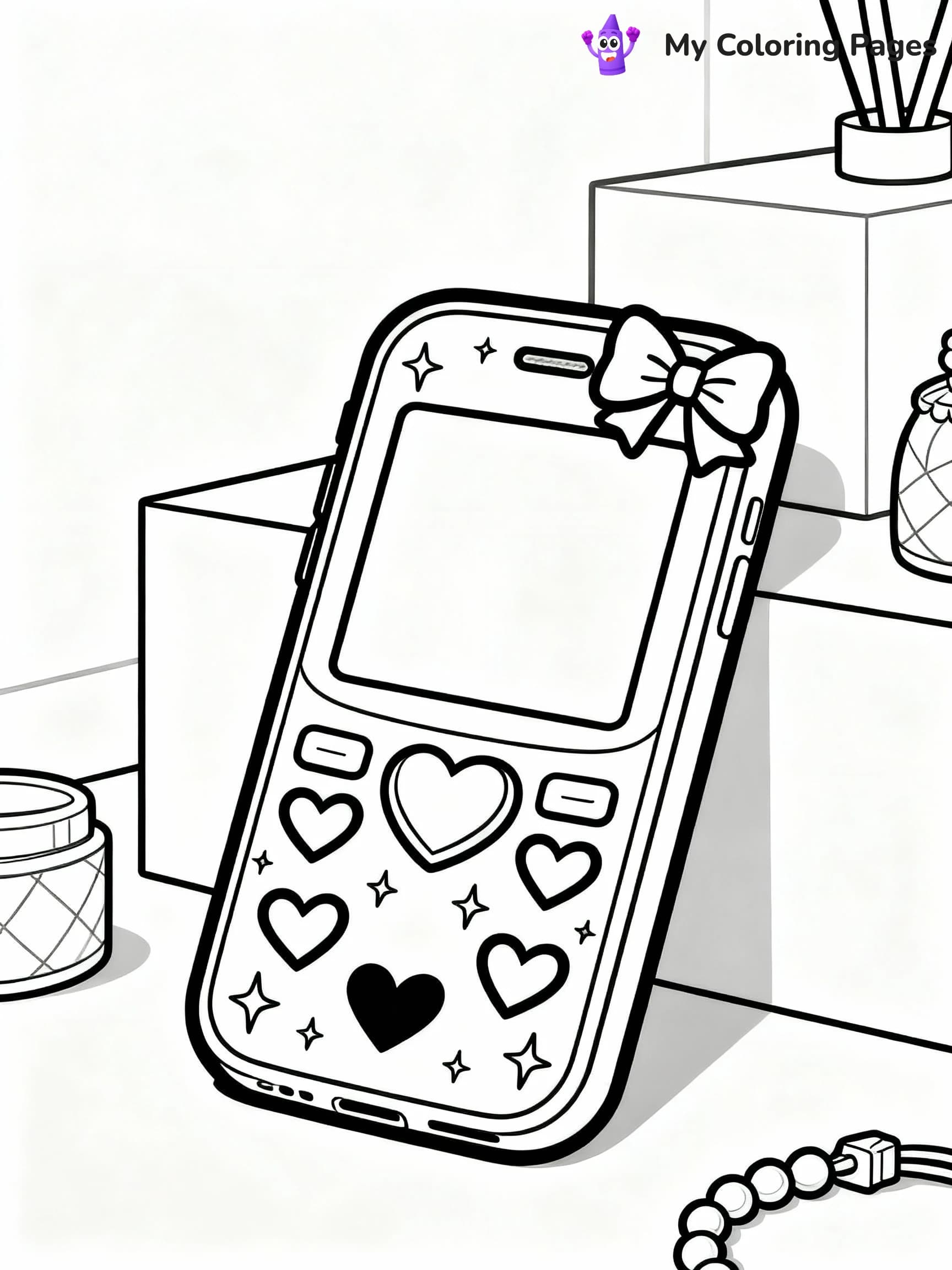 Phone Coloring Pages - 8