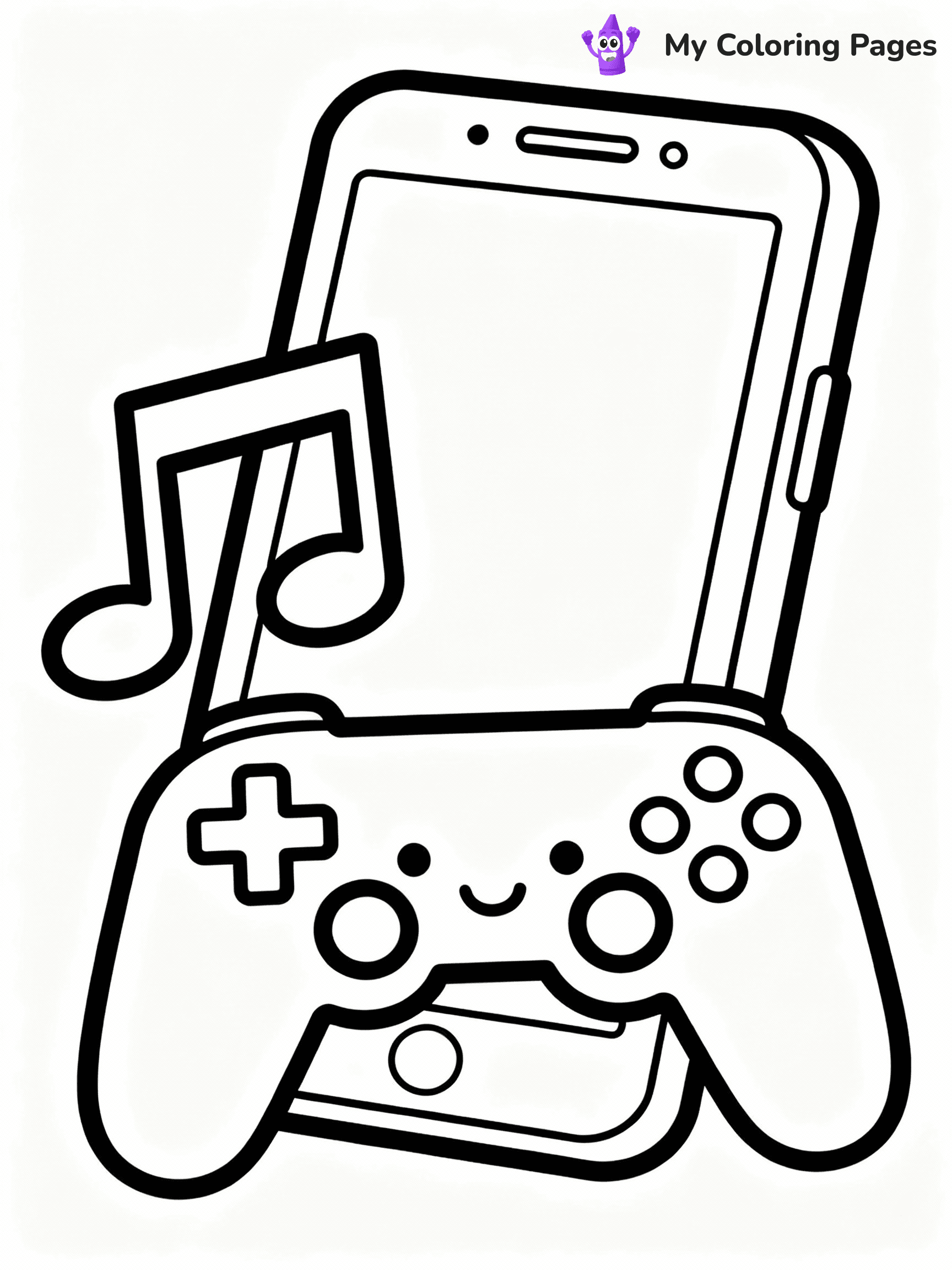 Phone Coloring Pages - 6