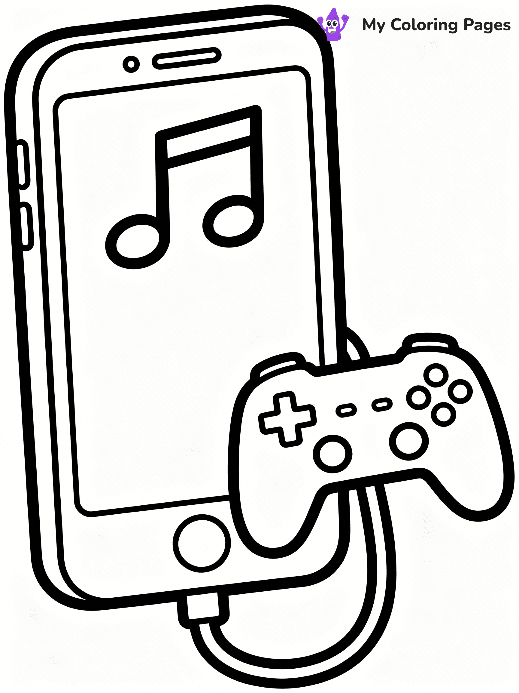 Phone Coloring Pages - 5