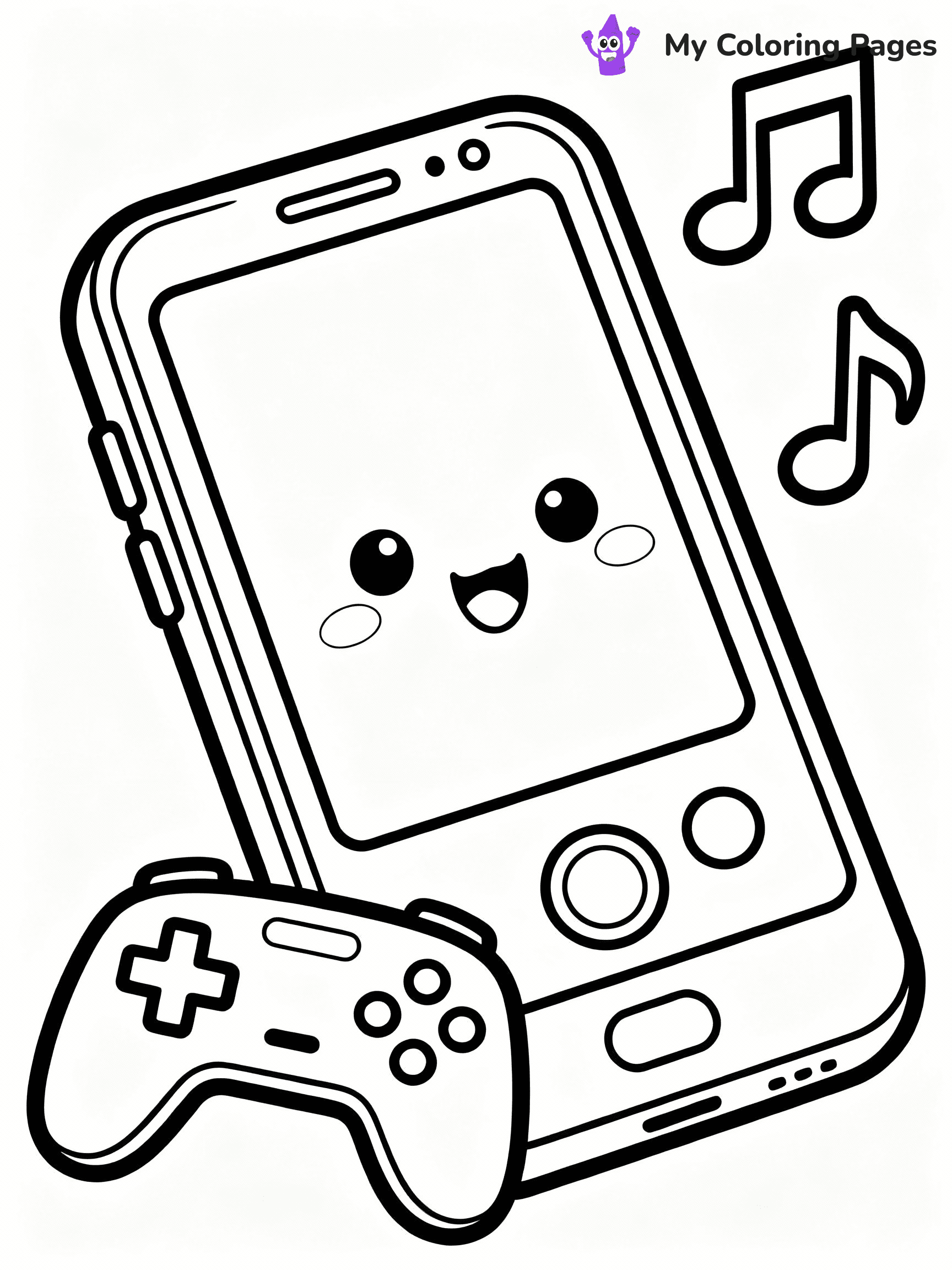 Phone Coloring Pages - 3