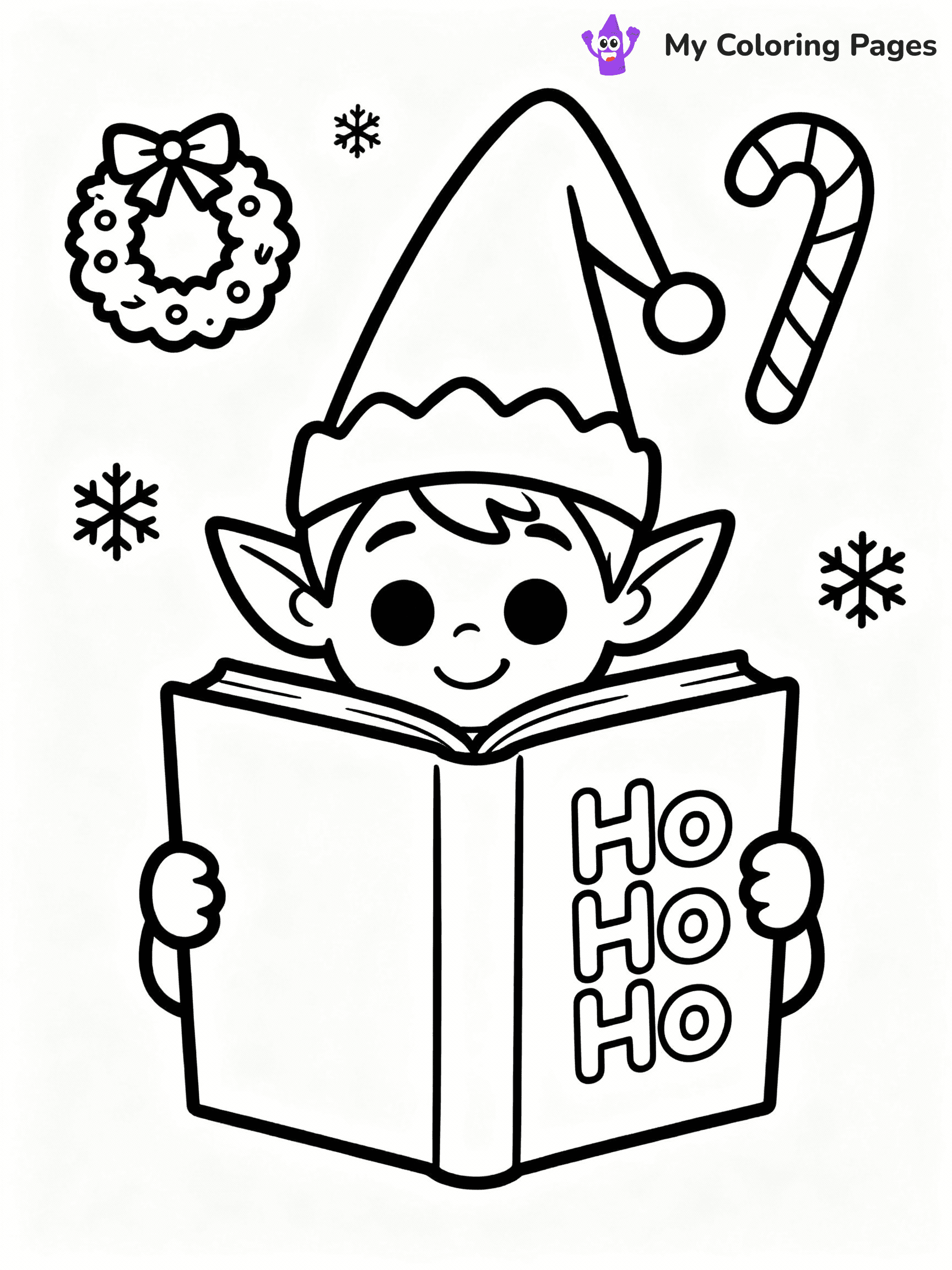 ⚠️ CRITICAL REQUIREMENT - ABSOLUTE BLACK AND WHITE ONLY ⚠️
This MUST be a BLACK AND WHITE line drawing ONLY. NO COLORS whatsoever.
- ONLY pure black lines (#000000) on pure white background (#FFFFFF)
- ABSOLUTELY NO colors, NO shading, NO gradients, NO grayscale
- If there are ANY colors in the output, the image is REJECTED
- This is a COLORING PAGE - meant to be COLORED IN by children
- The output must be UNCOLORED line art ready for coloring
⚠️ SUBJECT TO DRAW: Mischievous elf on a shelf, peeking out from behind a book, surrounded by holiday decorations, whimsical style
(REMEMBER: Output must be BLACK AND WHITE line art only, NOT colored!)
# COLORING PAGE: BLACK OUTLINES ONLY - WHITE BACKGROUND MANDATORY
Create a **coloring book page** using EXACTLY two values: black lines, white space.
## NON-NEGOTIABLE BINARY RULES
- **ONLY #000000 (black) and #FFFFFF (white)** - NO other values exist
- **EVERY PIXEL = BLACK OR WHITE** - no gray/shading/antialiasing
- **WHITE BACKGROUND MANDATORY** - entire canvas stays white
- **ALL SHAPES HOLLOW** - everything is empty outlines waiting to be colored
- **FORBIDDEN:** fills, shading, gradients, patterns, textures, colors
- **NO SOLID REGIONS** - if it's not a thin line, it's wrong
## Universal Line Standards
- Black outlines ONLY - thin, uniform weight
- Every shape completely empty inside
- Closed contours suitable for coloring
- Simple flat illustration - zero depth/3D/realism
- **Style:** Whimsical Doodle Art Alley - rounded, friendly outlines (unless specified)
## Everything = Outline Only
- Characters/animals: hollow shapes
- Objects/clothing: empty contours
- Backgrounds/scenery: line work only
- Natural elements: outlined forms
- Dark/night areas: don't exist (use outlined symbols)
- Textures/patterns: convert to simple lines
## The Test
Can a child color EVERY white space with crayons? If any area is pre-filled/shaded/gray or colored in, it FAILS. Every shape must be waiting to receive color.
**FINAL OUTPUT**: Binary coloring page. Black lines define shapes. White spaces ready for coloring. Nothing else exists. No exceptions. Print-ready.
⚠️ FINAL REMINDER: Draw the subject "Mischievous elf on a shelf, peeking out from behind a book, surrounded by holiday decorations, whimsical style" as BLACK AND WHITE line art. Zero colors in output.