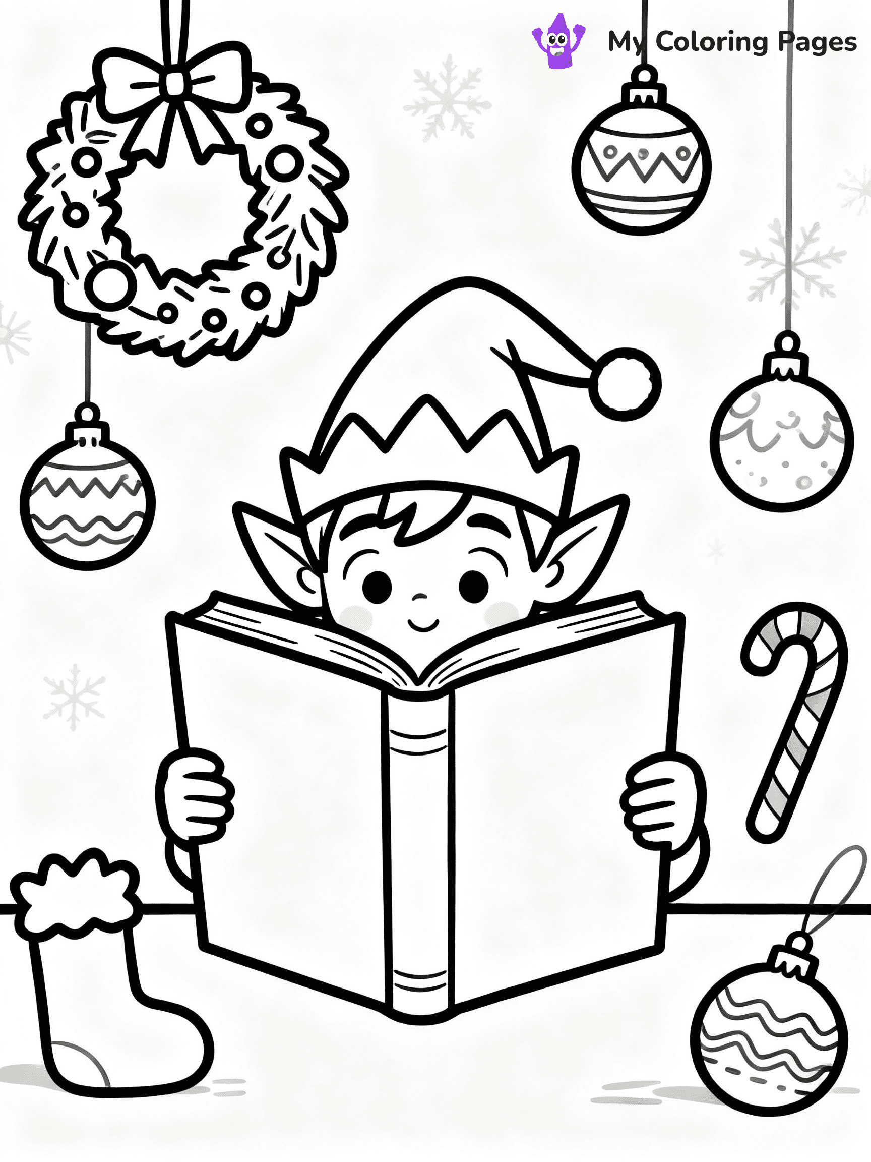 ⚠️ CRITICAL REQUIREMENT - ABSOLUTE BLACK AND WHITE ONLY ⚠️
This MUST be a BLACK AND WHITE line drawing ONLY. NO COLORS whatsoever.
- ONLY pure black lines (#000000) on pure white background (#FFFFFF)
- ABSOLUTELY NO colors, NO shading, NO gradients, NO grayscale
- If there are ANY colors in the output, the image is REJECTED
- This is a COLORING PAGE - meant to be COLORED IN by children
- The output must be UNCOLORED line art ready for coloring
⚠️ SUBJECT TO DRAW: Mischievous elf on a shelf, peeking out from behind a book, surrounded by holiday decorations, whimsical style
(REMEMBER: Output must be BLACK AND WHITE line art only, NOT colored!)
# COLORING PAGE: BLACK OUTLINES ONLY - WHITE BACKGROUND MANDATORY
Create a **coloring book page** using EXACTLY two values: black lines, white space.
## NON-NEGOTIABLE BINARY RULES
- **ONLY #000000 (black) and #FFFFFF (white)** - NO other values exist
- **EVERY PIXEL = BLACK OR WHITE** - no gray/shading/antialiasing
- **WHITE BACKGROUND MANDATORY** - entire canvas stays white
- **ALL SHAPES HOLLOW** - everything is empty outlines waiting to be colored
- **FORBIDDEN:** fills, shading, gradients, patterns, textures, colors
- **NO SOLID REGIONS** - if it's not a thin line, it's wrong
## Universal Line Standards
- Black outlines ONLY - thin, uniform weight
- Every shape completely empty inside
- Closed contours suitable for coloring
- Simple flat illustration - zero depth/3D/realism
- **Style:** Whimsical Doodle Art Alley - rounded, friendly outlines (unless specified)
## Everything = Outline Only
- Characters/animals: hollow shapes
- Objects/clothing: empty contours
- Backgrounds/scenery: line work only
- Natural elements: outlined forms
- Dark/night areas: don't exist (use outlined symbols)
- Textures/patterns: convert to simple lines
## The Test
Can a child color EVERY white space with crayons? If any area is pre-filled/shaded/gray or colored in, it FAILS. Every shape must be waiting to receive color.
**FINAL OUTPUT**: Binary coloring page. Black lines define shapes. White spaces ready for coloring. Nothing else exists. No exceptions. Print-ready.
⚠️ FINAL REMINDER: Draw the subject "Mischievous elf on a shelf, peeking out from behind a book, surrounded by holiday decorations, whimsical style" as BLACK AND WHITE line art. Zero colors in output.