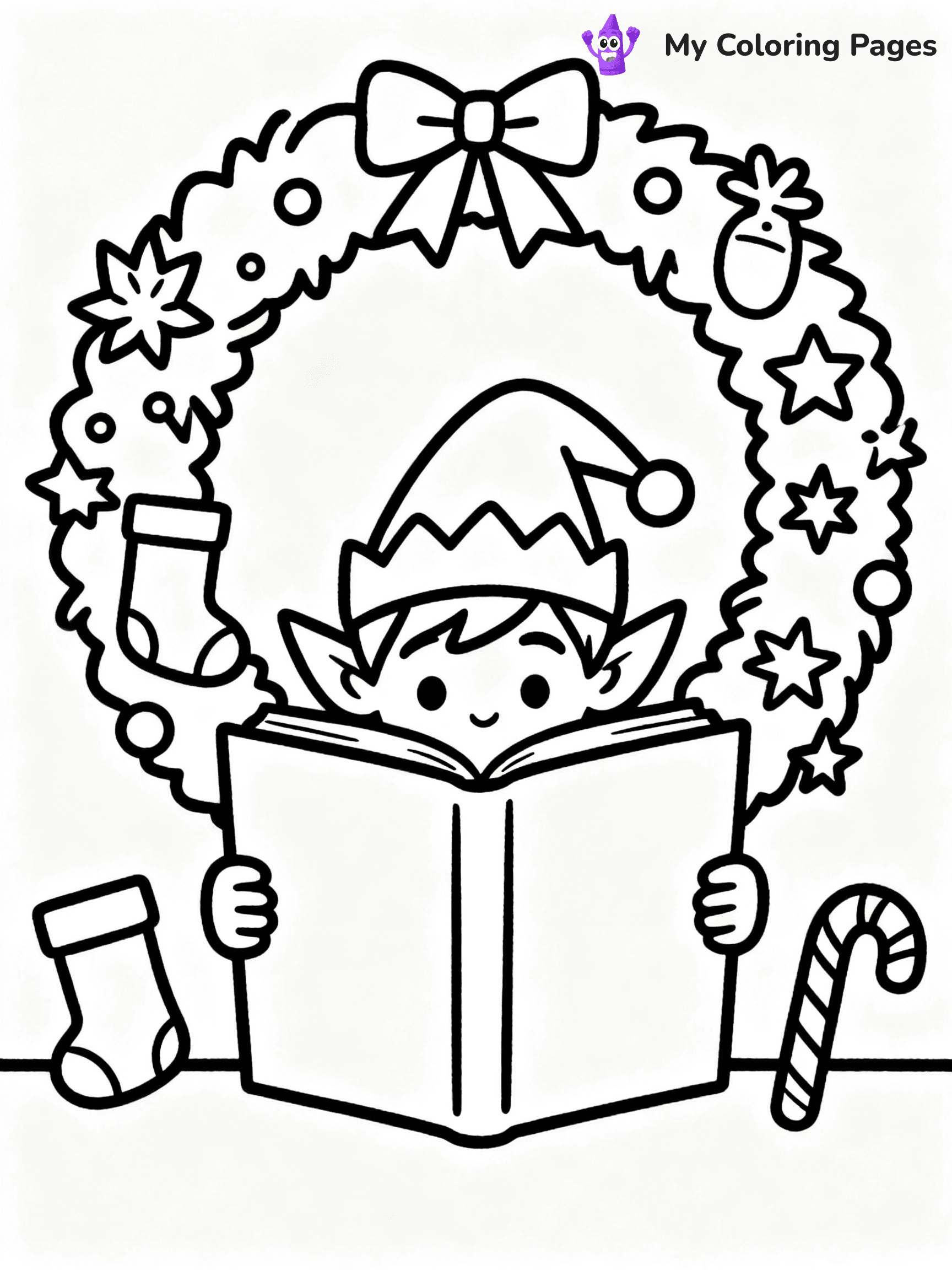 ⚠️ CRITICAL REQUIREMENT - ABSOLUTE BLACK AND WHITE ONLY ⚠️
This MUST be a BLACK AND WHITE line drawing ONLY. NO COLORS whatsoever.
- ONLY pure black lines (#000000) on pure white background (#FFFFFF)
- ABSOLUTELY NO colors, NO shading, NO gradients, NO grayscale
- If there are ANY colors in the output, the image is REJECTED
- This is a COLORING PAGE - meant to be COLORED IN by children
- The output must be UNCOLORED line art ready for coloring
⚠️ SUBJECT TO DRAW: Mischievous elf on a shelf, peeking out from behind a book, surrounded by holiday decorations, whimsical style
(REMEMBER: Output must be BLACK AND WHITE line art only, NOT colored!)
# COLORING PAGE: BLACK OUTLINES ONLY - WHITE BACKGROUND MANDATORY
Create a **coloring book page** using EXACTLY two values: black lines, white space.
## NON-NEGOTIABLE BINARY RULES
- **ONLY #000000 (black) and #FFFFFF (white)** - NO other values exist
- **EVERY PIXEL = BLACK OR WHITE** - no gray/shading/antialiasing
- **WHITE BACKGROUND MANDATORY** - entire canvas stays white
- **ALL SHAPES HOLLOW** - everything is empty outlines waiting to be colored
- **FORBIDDEN:** fills, shading, gradients, patterns, textures, colors
- **NO SOLID REGIONS** - if it's not a thin line, it's wrong
## Universal Line Standards
- Black outlines ONLY - thin, uniform weight
- Every shape completely empty inside
- Closed contours suitable for coloring
- Simple flat illustration - zero depth/3D/realism
- **Style:** Whimsical Doodle Art Alley - rounded, friendly outlines (unless specified)
## Everything = Outline Only
- Characters/animals: hollow shapes
- Objects/clothing: empty contours
- Backgrounds/scenery: line work only
- Natural elements: outlined forms
- Dark/night areas: don't exist (use outlined symbols)
- Textures/patterns: convert to simple lines
## The Test
Can a child color EVERY white space with crayons? If any area is pre-filled/shaded/gray or colored in, it FAILS. Every shape must be waiting to receive color.
**FINAL OUTPUT**: Binary coloring page. Black lines define shapes. White spaces ready for coloring. Nothing else exists. No exceptions. Print-ready.
⚠️ FINAL REMINDER: Draw the subject "Mischievous elf on a shelf, peeking out from behind a book, surrounded by holiday decorations, whimsical style" as BLACK AND WHITE line art. Zero colors in output.