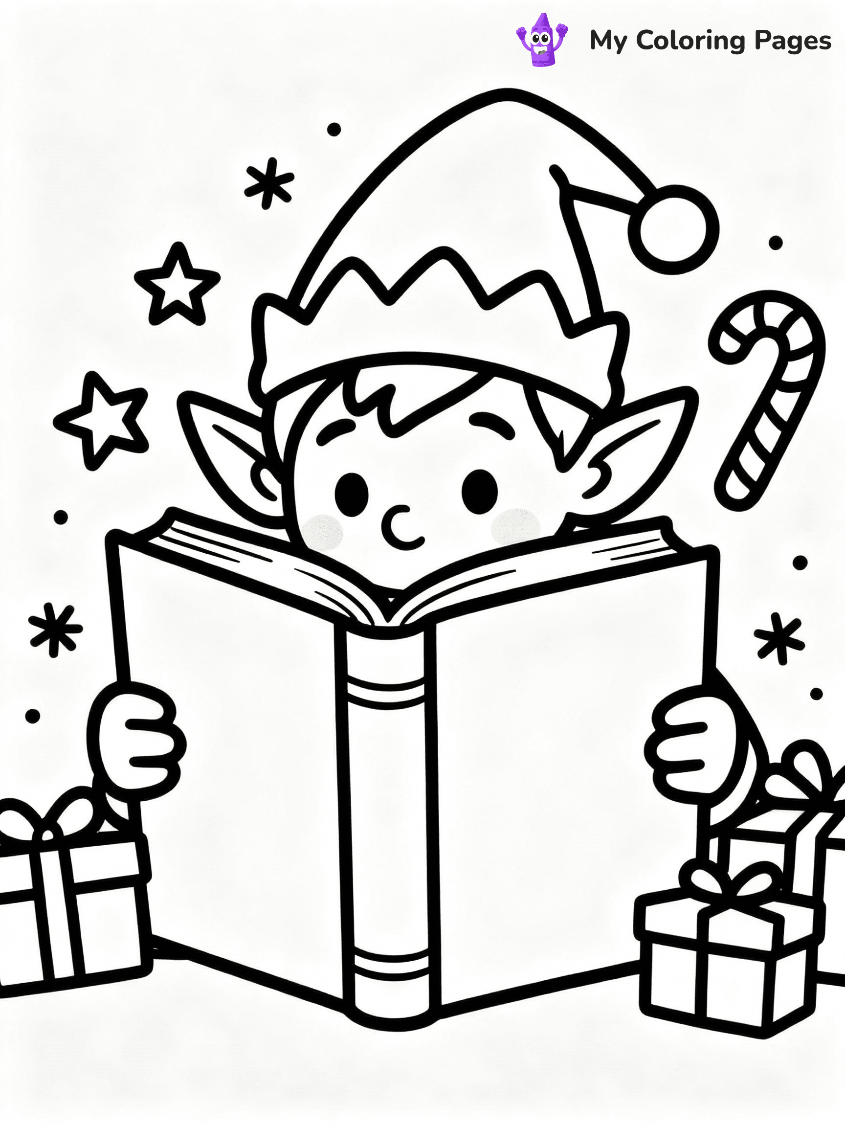 ⚠️ CRITICAL REQUIREMENT - ABSOLUTE BLACK AND WHITE ONLY ⚠️
This MUST be a BLACK AND WHITE line drawing ONLY. NO COLORS whatsoever.
- ONLY pure black lines (#000000) on pure white background (#FFFFFF)
- ABSOLUTELY NO colors, NO shading, NO gradients, NO grayscale
- If there are ANY colors in the output, the image is REJECTED
- This is a COLORING PAGE - meant to be COLORED IN by children
- The output must be UNCOLORED line art ready for coloring
⚠️ SUBJECT TO DRAW: Mischievous elf on a shelf, peeking out from behind a book, surrounded by holiday decorations, whimsical style
(REMEMBER: Output must be BLACK AND WHITE line art only, NOT colored!)
# COLORING PAGE: BLACK OUTLINES ONLY - WHITE BACKGROUND MANDATORY
Create a **coloring book page** using EXACTLY two values: black lines, white space.
## NON-NEGOTIABLE BINARY RULES
- **ONLY #000000 (black) and #FFFFFF (white)** - NO other values exist
- **EVERY PIXEL = BLACK OR WHITE** - no gray/shading/antialiasing
- **WHITE BACKGROUND MANDATORY** - entire canvas stays white
- **ALL SHAPES HOLLOW** - everything is empty outlines waiting to be colored
- **FORBIDDEN:** fills, shading, gradients, patterns, textures, colors
- **NO SOLID REGIONS** - if it's not a thin line, it's wrong
## Universal Line Standards
- Black outlines ONLY - thin, uniform weight
- Every shape completely empty inside
- Closed contours suitable for coloring
- Simple flat illustration - zero depth/3D/realism
- **Style:** Whimsical Doodle Art Alley - rounded, friendly outlines (unless specified)
## Everything = Outline Only
- Characters/animals: hollow shapes
- Objects/clothing: empty contours
- Backgrounds/scenery: line work only
- Natural elements: outlined forms
- Dark/night areas: don't exist (use outlined symbols)
- Textures/patterns: convert to simple lines
## The Test
Can a child color EVERY white space with crayons? If any area is pre-filled/shaded/gray or colored in, it FAILS. Every shape must be waiting to receive color.
**FINAL OUTPUT**: Binary coloring page. Black lines define shapes. White spaces ready for coloring. Nothing else exists. No exceptions. Print-ready.
⚠️ FINAL REMINDER: Draw the subject "Mischievous elf on a shelf, peeking out from behind a book, surrounded by holiday decorations, whimsical style" as BLACK AND WHITE line art. Zero colors in output.