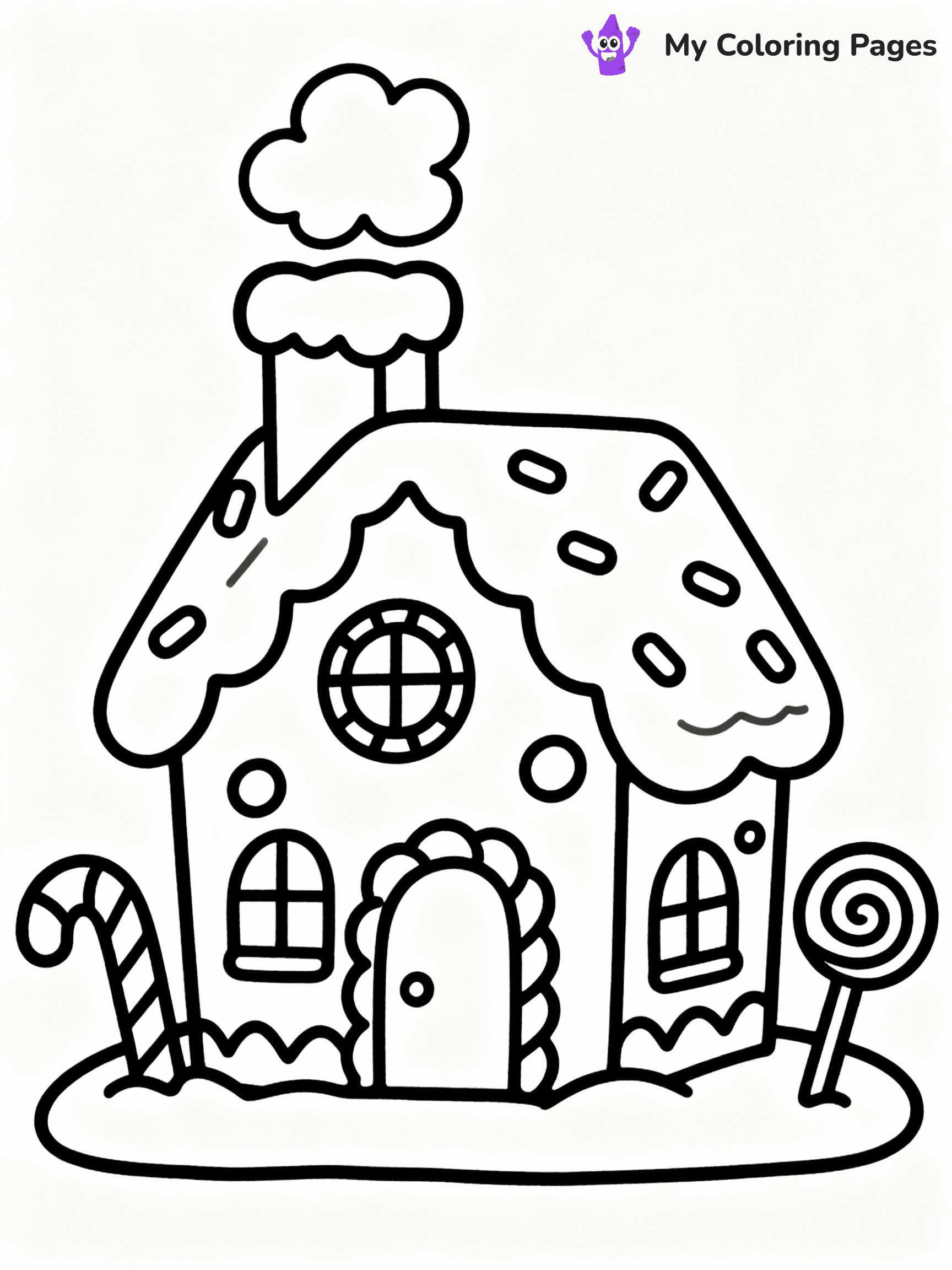 ⚠️ CRITICAL REQUIREMENT - ABSOLUTE BLACK AND WHITE ONLY ⚠️
This MUST be a BLACK AND WHITE line drawing ONLY. NO COLORS whatsoever.
- ONLY pure black lines (#000000) on pure white background (#FFFFFF)
- ABSOLUTELY NO colors, NO shading, NO gradients, NO grayscale
- If there are ANY colors in the output, the image is REJECTED
- This is a COLORING PAGE - meant to be COLORED IN by children
- The output must be UNCOLORED line art ready for coloring
⚠️ SUBJECT TO DRAW: Gingerbread house with candy decorations, chimney decorated with snow, whimsical and inviting design
(REMEMBER: Output must be BLACK AND WHITE line art only, NOT colored!)
# COLORING PAGE: BLACK OUTLINES ONLY - WHITE BACKGROUND MANDATORY
Create a **coloring book page** using EXACTLY two values: black lines, white space.
## NON-NEGOTIABLE BINARY RULES
- **ONLY #000000 (black) and #FFFFFF (white)** - NO other values exist
- **EVERY PIXEL = BLACK OR WHITE** - no gray/shading/antialiasing
- **WHITE BACKGROUND MANDATORY** - entire canvas stays white
- **ALL SHAPES HOLLOW** - everything is empty outlines waiting to be colored
- **FORBIDDEN:** fills, shading, gradients, patterns, textures, colors
- **NO SOLID REGIONS** - if it's not a thin line, it's wrong
## Universal Line Standards
- Black outlines ONLY - thin, uniform weight
- Every shape completely empty inside
- Closed contours suitable for coloring
- Simple flat illustration - zero depth/3D/realism
- **Style:** Whimsical Doodle Art Alley - rounded, friendly outlines (unless specified)
## Everything = Outline Only
- Characters/animals: hollow shapes
- Objects/clothing: empty contours
- Backgrounds/scenery: line work only
- Natural elements: outlined forms
- Dark/night areas: don't exist (use outlined symbols)
- Textures/patterns: convert to simple lines
## The Test
Can a child color EVERY white space with crayons? If any area is pre-filled/shaded/gray or colored in, it FAILS. Every shape must be waiting to receive color.
**FINAL OUTPUT**: Binary coloring page. Black lines define shapes. White spaces ready for coloring. Nothing else exists. No exceptions. Print-ready.
⚠️ FINAL REMINDER: Draw the subject "Gingerbread house with candy decorations, chimney decorated with snow, whimsical and inviting design" as BLACK AND WHITE line art. Zero colors in output.