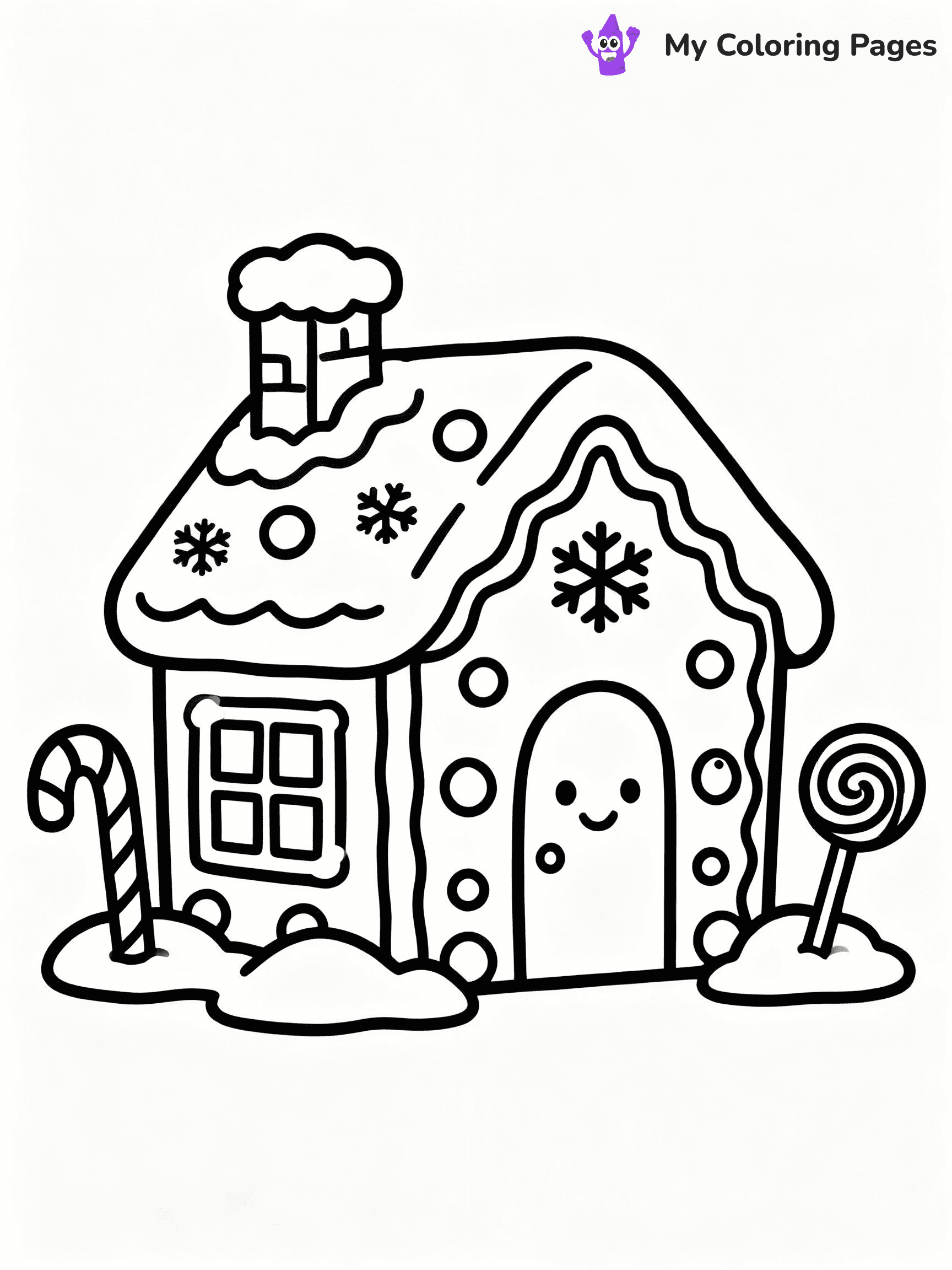 ⚠️ CRITICAL REQUIREMENT - ABSOLUTE BLACK AND WHITE ONLY ⚠️
This MUST be a BLACK AND WHITE line drawing ONLY. NO COLORS whatsoever.
- ONLY pure black lines (#000000) on pure white background (#FFFFFF)
- ABSOLUTELY NO colors, NO shading, NO gradients, NO grayscale
- If there are ANY colors in the output, the image is REJECTED
- This is a COLORING PAGE - meant to be COLORED IN by children
- The output must be UNCOLORED line art ready for coloring
⚠️ SUBJECT TO DRAW: Gingerbread house with candy decorations, chimney decorated with snow, whimsical and inviting design
(REMEMBER: Output must be BLACK AND WHITE line art only, NOT colored!)
# COLORING PAGE: BLACK OUTLINES ONLY - WHITE BACKGROUND MANDATORY
Create a **coloring book page** using EXACTLY two values: black lines, white space.
## NON-NEGOTIABLE BINARY RULES
- **ONLY #000000 (black) and #FFFFFF (white)** - NO other values exist
- **EVERY PIXEL = BLACK OR WHITE** - no gray/shading/antialiasing
- **WHITE BACKGROUND MANDATORY** - entire canvas stays white
- **ALL SHAPES HOLLOW** - everything is empty outlines waiting to be colored
- **FORBIDDEN:** fills, shading, gradients, patterns, textures, colors
- **NO SOLID REGIONS** - if it's not a thin line, it's wrong
## Universal Line Standards
- Black outlines ONLY - thin, uniform weight
- Every shape completely empty inside
- Closed contours suitable for coloring
- Simple flat illustration - zero depth/3D/realism
- **Style:** Whimsical Doodle Art Alley - rounded, friendly outlines (unless specified)
## Everything = Outline Only
- Characters/animals: hollow shapes
- Objects/clothing: empty contours
- Backgrounds/scenery: line work only
- Natural elements: outlined forms
- Dark/night areas: don't exist (use outlined symbols)
- Textures/patterns: convert to simple lines
## The Test
Can a child color EVERY white space with crayons? If any area is pre-filled/shaded/gray or colored in, it FAILS. Every shape must be waiting to receive color.
**FINAL OUTPUT**: Binary coloring page. Black lines define shapes. White spaces ready for coloring. Nothing else exists. No exceptions. Print-ready.
⚠️ FINAL REMINDER: Draw the subject "Gingerbread house with candy decorations, chimney decorated with snow, whimsical and inviting design" as BLACK AND WHITE line art. Zero colors in output.