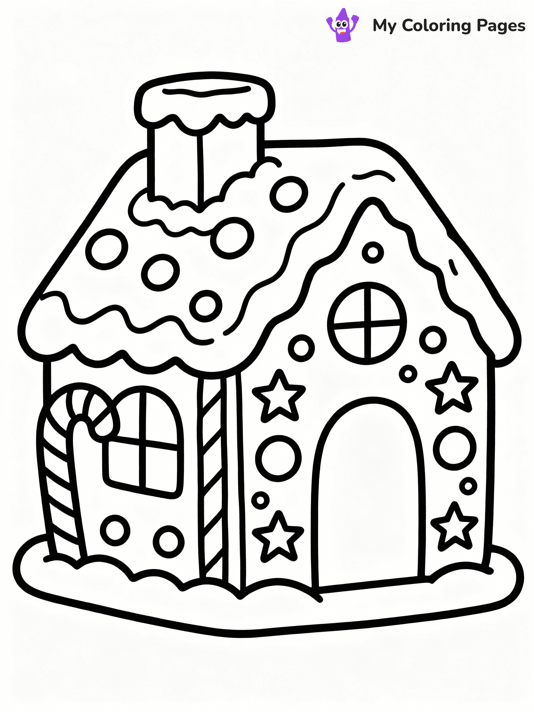 ⚠️ CRITICAL REQUIREMENT - ABSOLUTE BLACK AND WHITE ONLY ⚠️
This MUST be a BLACK AND WHITE line drawing ONLY. NO COLORS whatsoever.
- ONLY pure black lines (#000000) on pure white background (#FFFFFF)
- ABSOLUTELY NO colors, NO shading, NO gradients, NO grayscale
- If there are ANY colors in the output, the image is REJECTED
- This is a COLORING PAGE - meant to be COLORED IN by children
- The output must be UNCOLORED line art ready for coloring
⚠️ SUBJECT TO DRAW: Gingerbread house with candy decorations, chimney decorated with snow, whimsical and inviting design
(REMEMBER: Output must be BLACK AND WHITE line art only, NOT colored!)
# COLORING PAGE: BLACK OUTLINES ONLY - WHITE BACKGROUND MANDATORY
Create a **coloring book page** using EXACTLY two values: black lines, white space.
## NON-NEGOTIABLE BINARY RULES
- **ONLY #000000 (black) and #FFFFFF (white)** - NO other values exist
- **EVERY PIXEL = BLACK OR WHITE** - no gray/shading/antialiasing
- **WHITE BACKGROUND MANDATORY** - entire canvas stays white
- **ALL SHAPES HOLLOW** - everything is empty outlines waiting to be colored
- **FORBIDDEN:** fills, shading, gradients, patterns, textures, colors
- **NO SOLID REGIONS** - if it's not a thin line, it's wrong
## Universal Line Standards
- Black outlines ONLY - thin, uniform weight
- Every shape completely empty inside
- Closed contours suitable for coloring
- Simple flat illustration - zero depth/3D/realism
- **Style:** Whimsical Doodle Art Alley - rounded, friendly outlines (unless specified)
## Everything = Outline Only
- Characters/animals: hollow shapes
- Objects/clothing: empty contours
- Backgrounds/scenery: line work only
- Natural elements: outlined forms
- Dark/night areas: don't exist (use outlined symbols)
- Textures/patterns: convert to simple lines
## The Test
Can a child color EVERY white space with crayons? If any area is pre-filled/shaded/gray or colored in, it FAILS. Every shape must be waiting to receive color.
**FINAL OUTPUT**: Binary coloring page. Black lines define shapes. White spaces ready for coloring. Nothing else exists. No exceptions. Print-ready.
⚠️ FINAL REMINDER: Draw the subject "Gingerbread house with candy decorations, chimney decorated with snow, whimsical and inviting design" as BLACK AND WHITE line art. Zero colors in output.