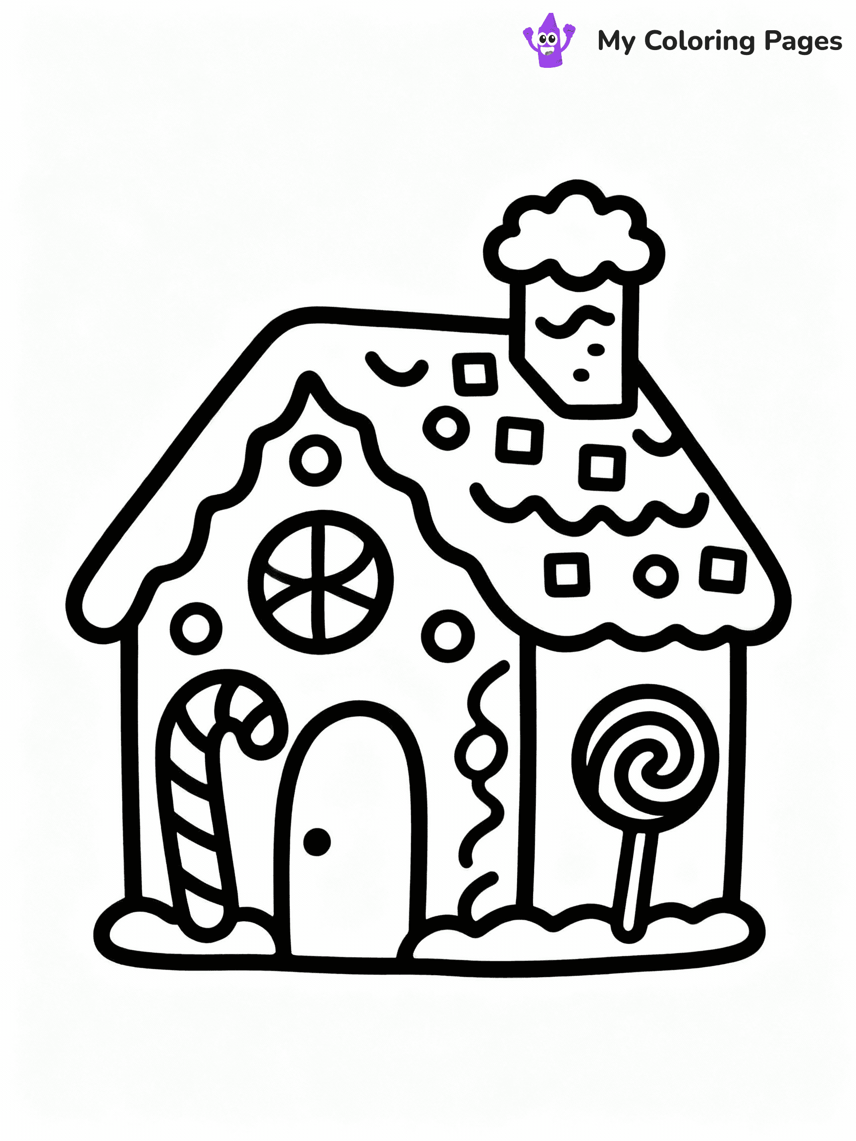 ⚠️ CRITICAL REQUIREMENT - ABSOLUTE BLACK AND WHITE ONLY ⚠️
This MUST be a BLACK AND WHITE line drawing ONLY. NO COLORS whatsoever.
- ONLY pure black lines (#000000) on pure white background (#FFFFFF)
- ABSOLUTELY NO colors, NO shading, NO gradients, NO grayscale
- If there are ANY colors in the output, the image is REJECTED
- This is a COLORING PAGE - meant to be COLORED IN by children
- The output must be UNCOLORED line art ready for coloring
⚠️ SUBJECT TO DRAW: Gingerbread house with candy decorations, chimney decorated with snow, whimsical and inviting design
(REMEMBER: Output must be BLACK AND WHITE line art only, NOT colored!)
# COLORING PAGE: BLACK OUTLINES ONLY - WHITE BACKGROUND MANDATORY
Create a **coloring book page** using EXACTLY two values: black lines, white space.
## NON-NEGOTIABLE BINARY RULES
- **ONLY #000000 (black) and #FFFFFF (white)** - NO other values exist
- **EVERY PIXEL = BLACK OR WHITE** - no gray/shading/antialiasing
- **WHITE BACKGROUND MANDATORY** - entire canvas stays white
- **ALL SHAPES HOLLOW** - everything is empty outlines waiting to be colored
- **FORBIDDEN:** fills, shading, gradients, patterns, textures, colors
- **NO SOLID REGIONS** - if it's not a thin line, it's wrong
## Universal Line Standards
- Black outlines ONLY - thin, uniform weight
- Every shape completely empty inside
- Closed contours suitable for coloring
- Simple flat illustration - zero depth/3D/realism
- **Style:** Whimsical Doodle Art Alley - rounded, friendly outlines (unless specified)
## Everything = Outline Only
- Characters/animals: hollow shapes
- Objects/clothing: empty contours
- Backgrounds/scenery: line work only
- Natural elements: outlined forms
- Dark/night areas: don't exist (use outlined symbols)
- Textures/patterns: convert to simple lines
## The Test
Can a child color EVERY white space with crayons? If any area is pre-filled/shaded/gray or colored in, it FAILS. Every shape must be waiting to receive color.
**FINAL OUTPUT**: Binary coloring page. Black lines define shapes. White spaces ready for coloring. Nothing else exists. No exceptions. Print-ready.
⚠️ FINAL REMINDER: Draw the subject "Gingerbread house with candy decorations, chimney decorated with snow, whimsical and inviting design" as BLACK AND WHITE line art. Zero colors in output.