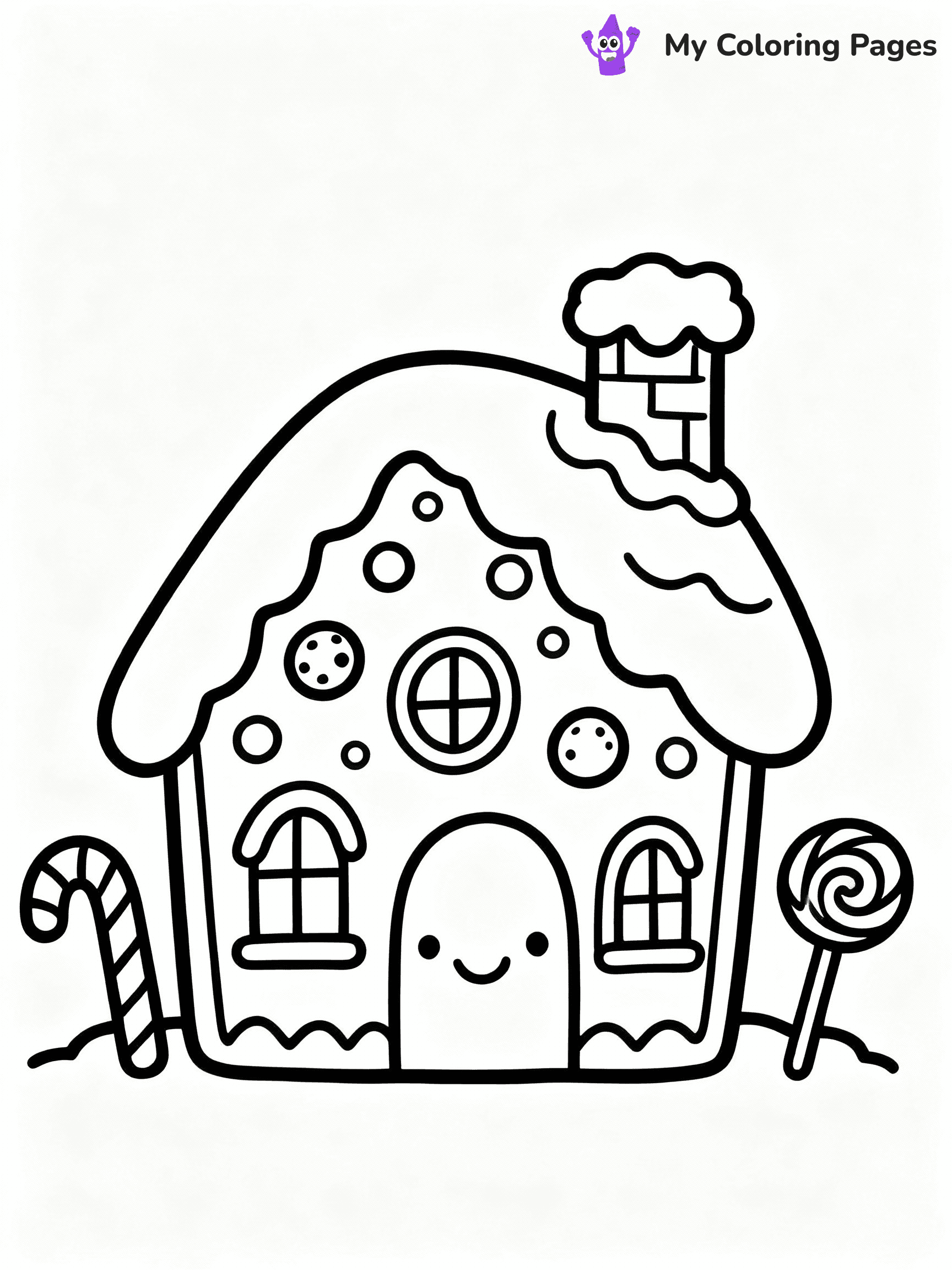 ⚠️ CRITICAL REQUIREMENT - ABSOLUTE BLACK AND WHITE ONLY ⚠️
This MUST be a BLACK AND WHITE line drawing ONLY. NO COLORS whatsoever.
- ONLY pure black lines (#000000) on pure white background (#FFFFFF)
- ABSOLUTELY NO colors, NO shading, NO gradients, NO grayscale
- If there are ANY colors in the output, the image is REJECTED
- This is a COLORING PAGE - meant to be COLORED IN by children
- The output must be UNCOLORED line art ready for coloring
⚠️ SUBJECT TO DRAW: Gingerbread house with candy decorations, chimney decorated with snow, whimsical and inviting design
(REMEMBER: Output must be BLACK AND WHITE line art only, NOT colored!)
# COLORING PAGE: BLACK OUTLINES ONLY - WHITE BACKGROUND MANDATORY
Create a **coloring book page** using EXACTLY two values: black lines, white space.
## NON-NEGOTIABLE BINARY RULES
- **ONLY #000000 (black) and #FFFFFF (white)** - NO other values exist
- **EVERY PIXEL = BLACK OR WHITE** - no gray/shading/antialiasing
- **WHITE BACKGROUND MANDATORY** - entire canvas stays white
- **ALL SHAPES HOLLOW** - everything is empty outlines waiting to be colored
- **FORBIDDEN:** fills, shading, gradients, patterns, textures, colors
- **NO SOLID REGIONS** - if it's not a thin line, it's wrong
## Universal Line Standards
- Black outlines ONLY - thin, uniform weight
- Every shape completely empty inside
- Closed contours suitable for coloring
- Simple flat illustration - zero depth/3D/realism
- **Style:** Whimsical Doodle Art Alley - rounded, friendly outlines (unless specified)
## Everything = Outline Only
- Characters/animals: hollow shapes
- Objects/clothing: empty contours
- Backgrounds/scenery: line work only
- Natural elements: outlined forms
- Dark/night areas: don't exist (use outlined symbols)
- Textures/patterns: convert to simple lines
## The Test
Can a child color EVERY white space with crayons? If any area is pre-filled/shaded/gray or colored in, it FAILS. Every shape must be waiting to receive color.
**FINAL OUTPUT**: Binary coloring page. Black lines define shapes. White spaces ready for coloring. Nothing else exists. No exceptions. Print-ready.
⚠️ FINAL REMINDER: Draw the subject "Gingerbread house with candy decorations, chimney decorated with snow, whimsical and inviting design" as BLACK AND WHITE line art. Zero colors in output.